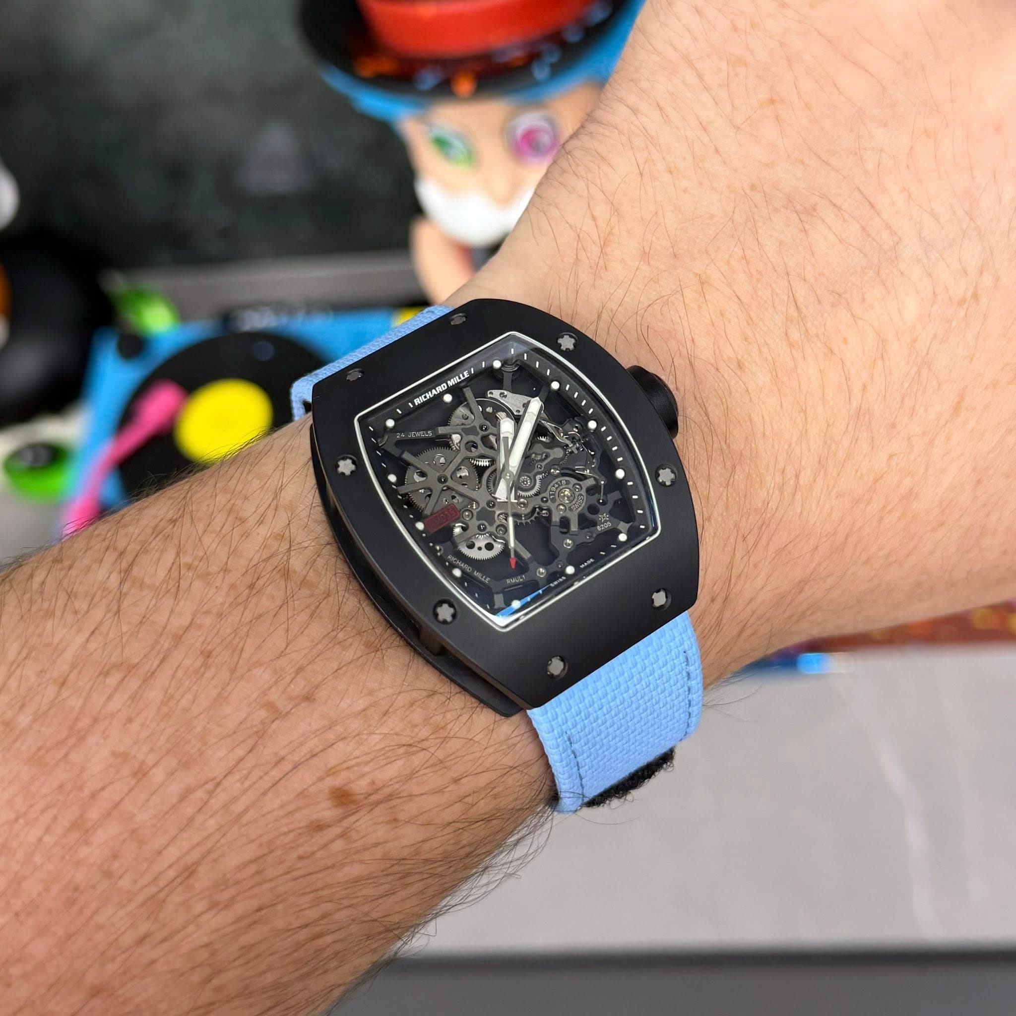 May be an image of digital watch and text