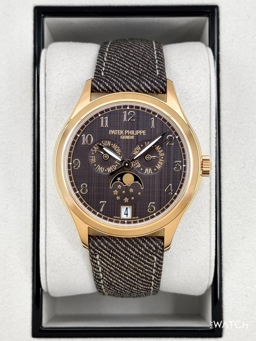 May be an image of digital watch and text that says '12 11 1 PATEK 10 PHILIPPE PATEKPHILIPPE IPPE GENEVE SUN ·MON. 9 FRI THU CV NOV စ MAR JUL က 8 과 ه 7 7 A 公 5 4 Swgs MADE W…