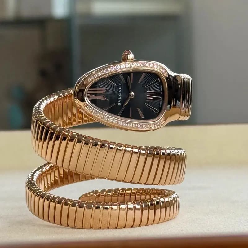 May be an image of wrist watch and jewelry