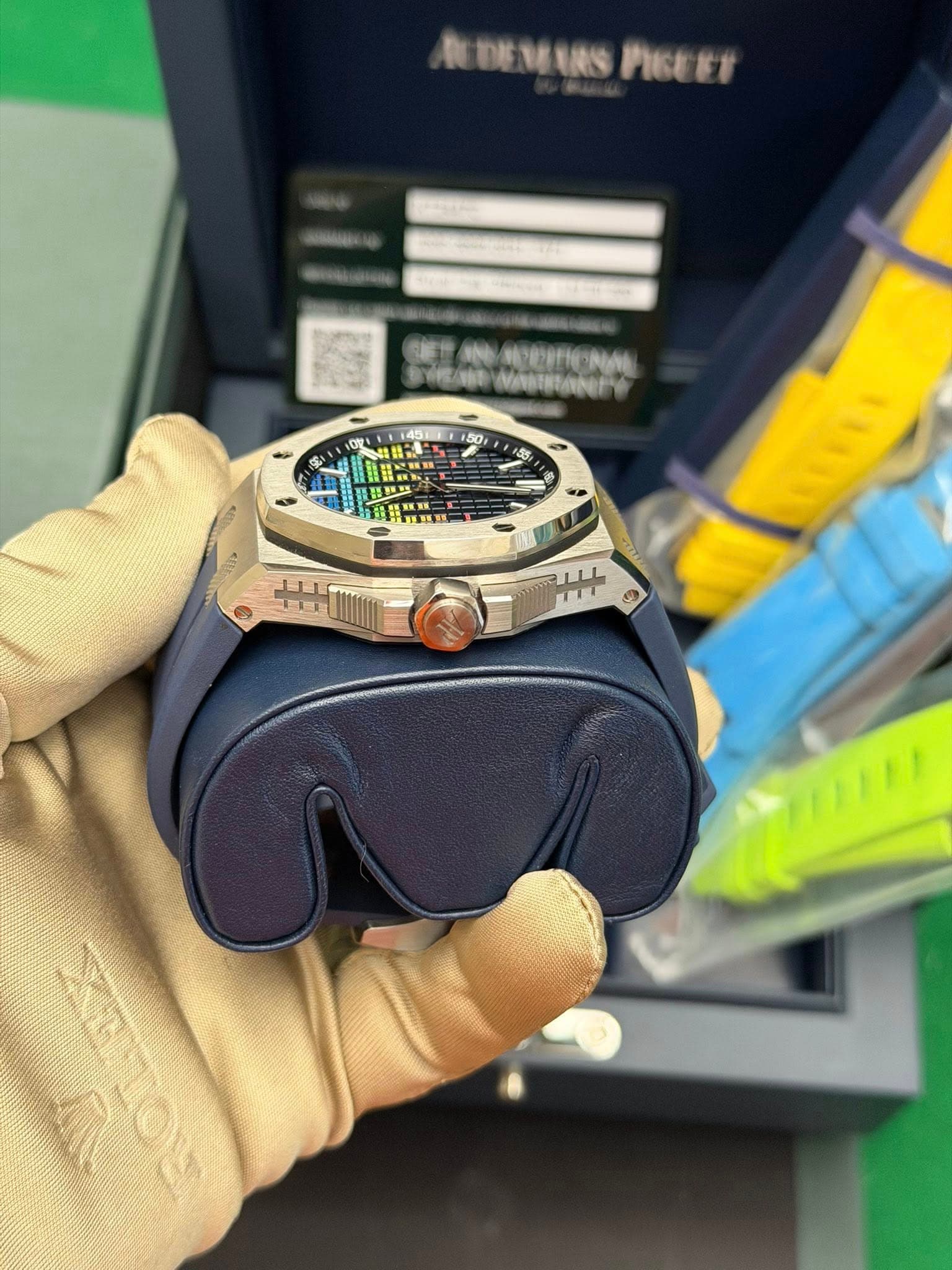 May be an image of wrist watch and text