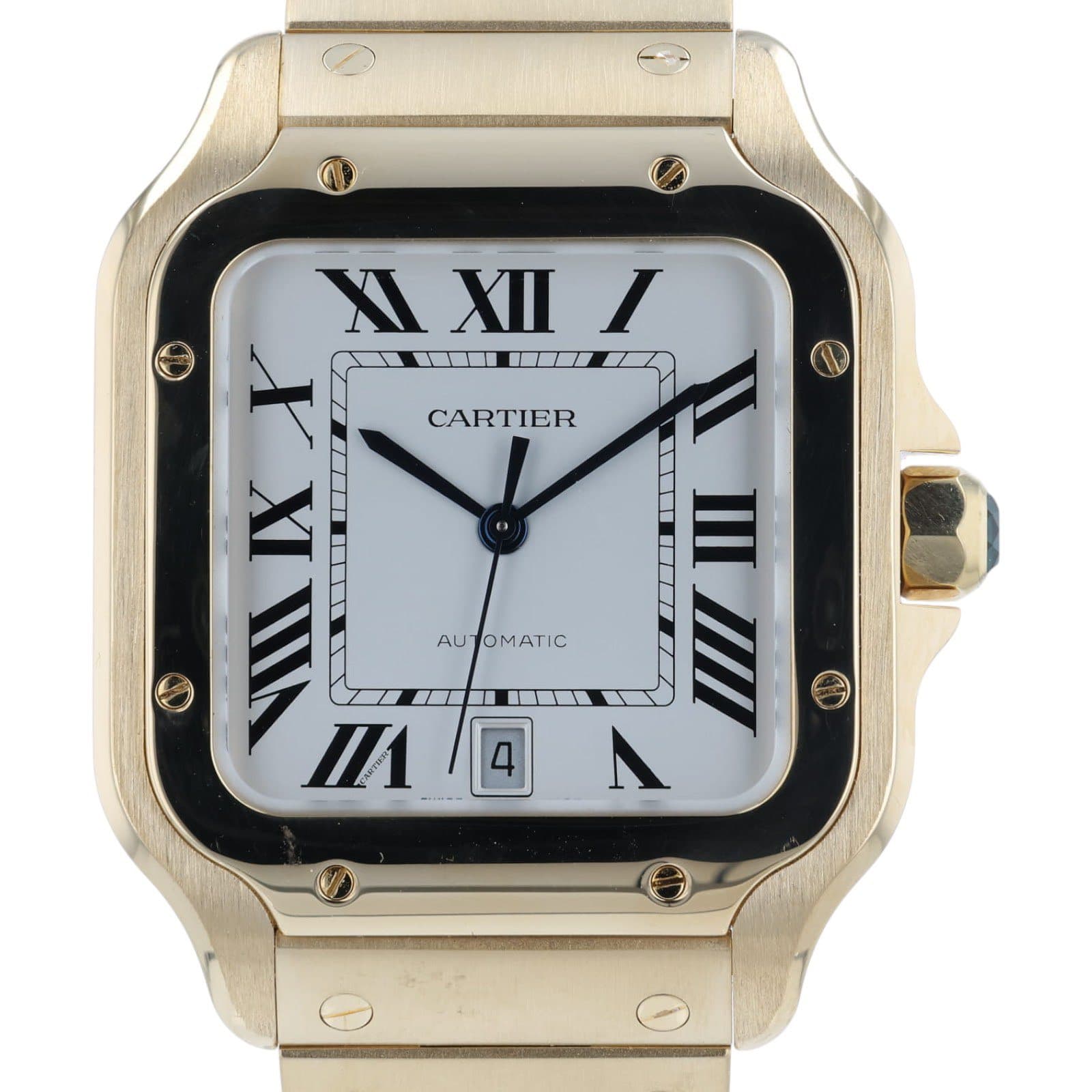 May be an image of wrist watch and text that says 'O X XII XXIII I X CARTIER A VIIIXX I回I I/1 IXX 1I III O VII III 人 A A IIII AUT AUTOMATIC'