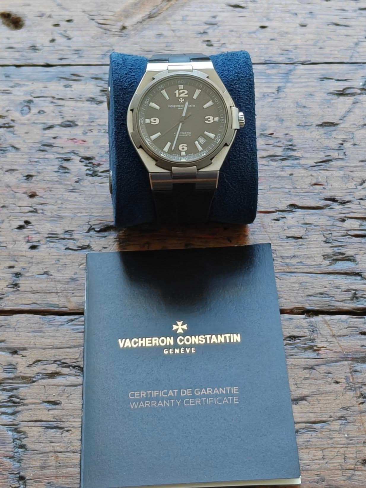 May be an image of wrist watch and text that says '50 2 水 天 NTN NOHPOE 9 3 151 MATIE 6m E oà کاه 9 250T0 C VACHERON CONSTANTIN GENEVE CERTIFICAT DE CERTIFICATDEGARANTIE GARANTIE…