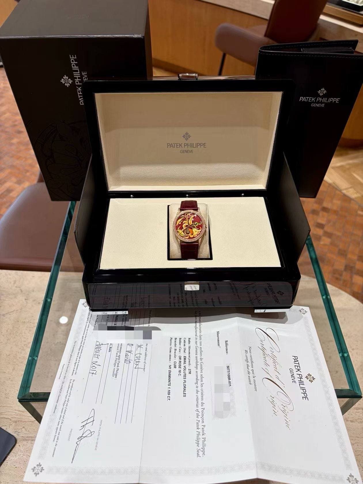 May be an image of fragrance, wrist watch and text