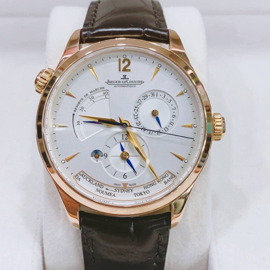 May be an image of wrist watch and text that says 'o O 12 مال VAEGER- JREGER-LECOULTRE LECOULTRE MARCHE 40 AUTOMATIQUE O &Dr DE 30 RESERVE 20 o O • O o 9 D መስጠ ٥ 6 OA AUCKLAND…