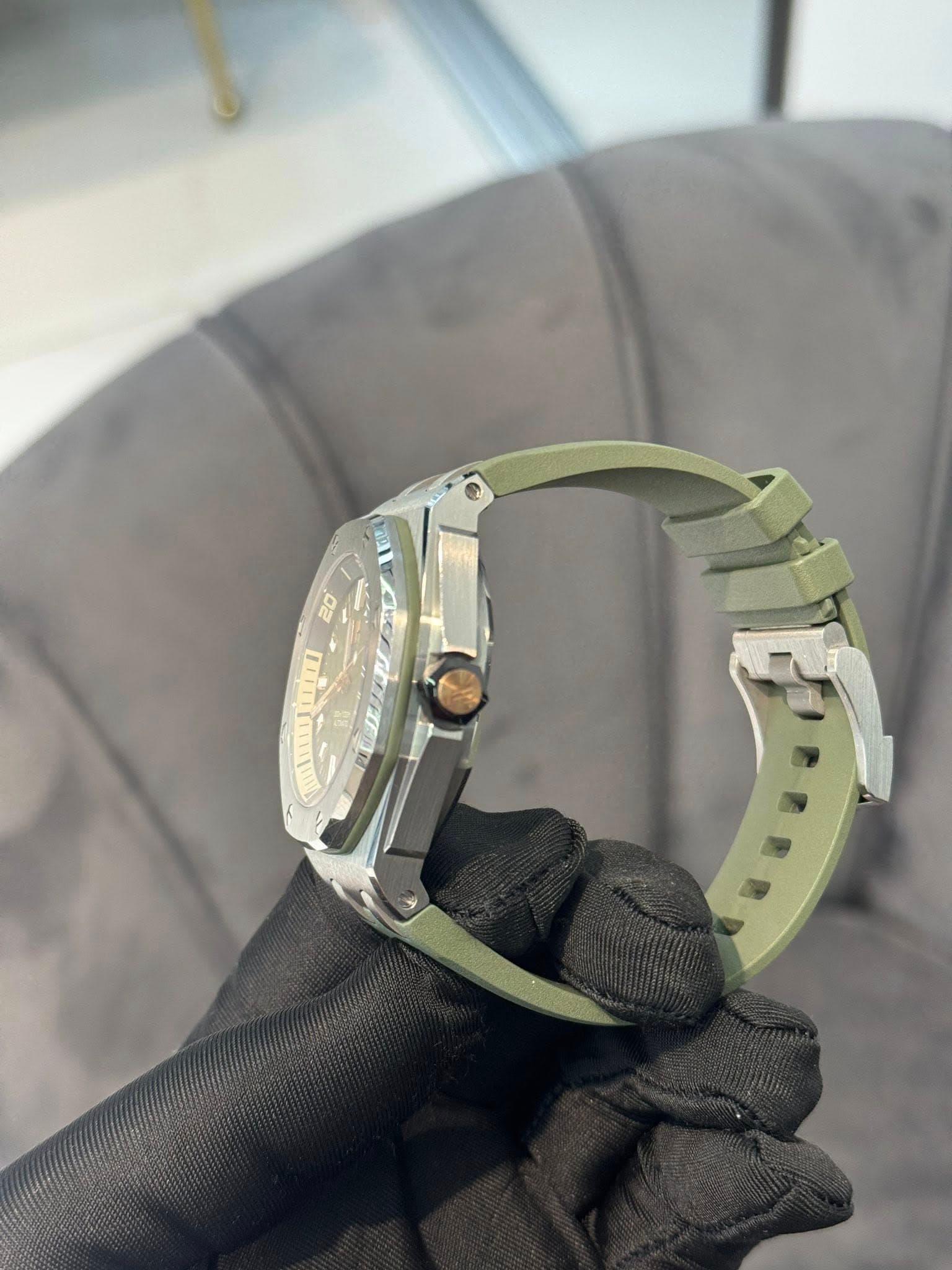 May be an image of wrist watch and text