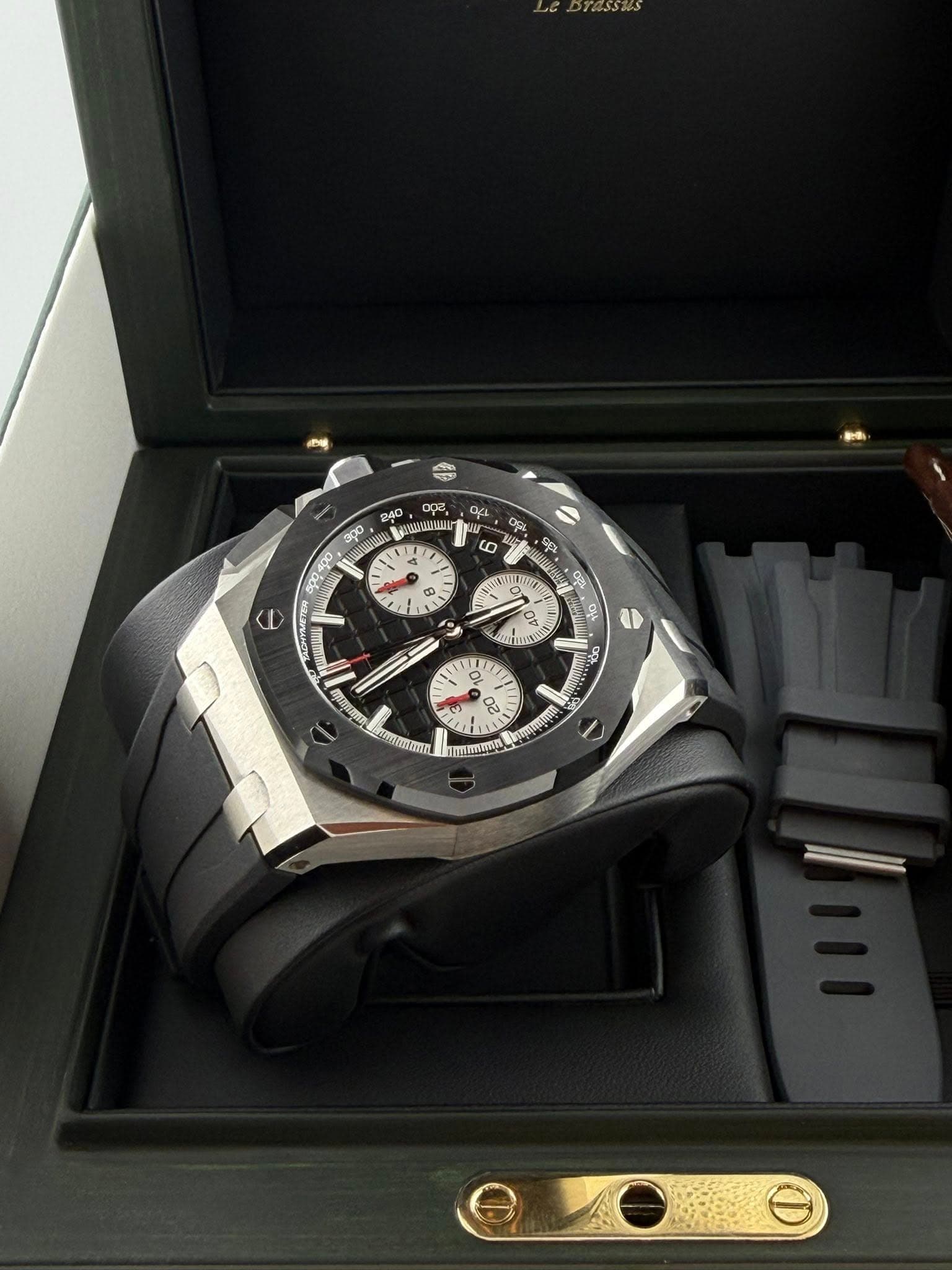 May be an image of wrist watch and text