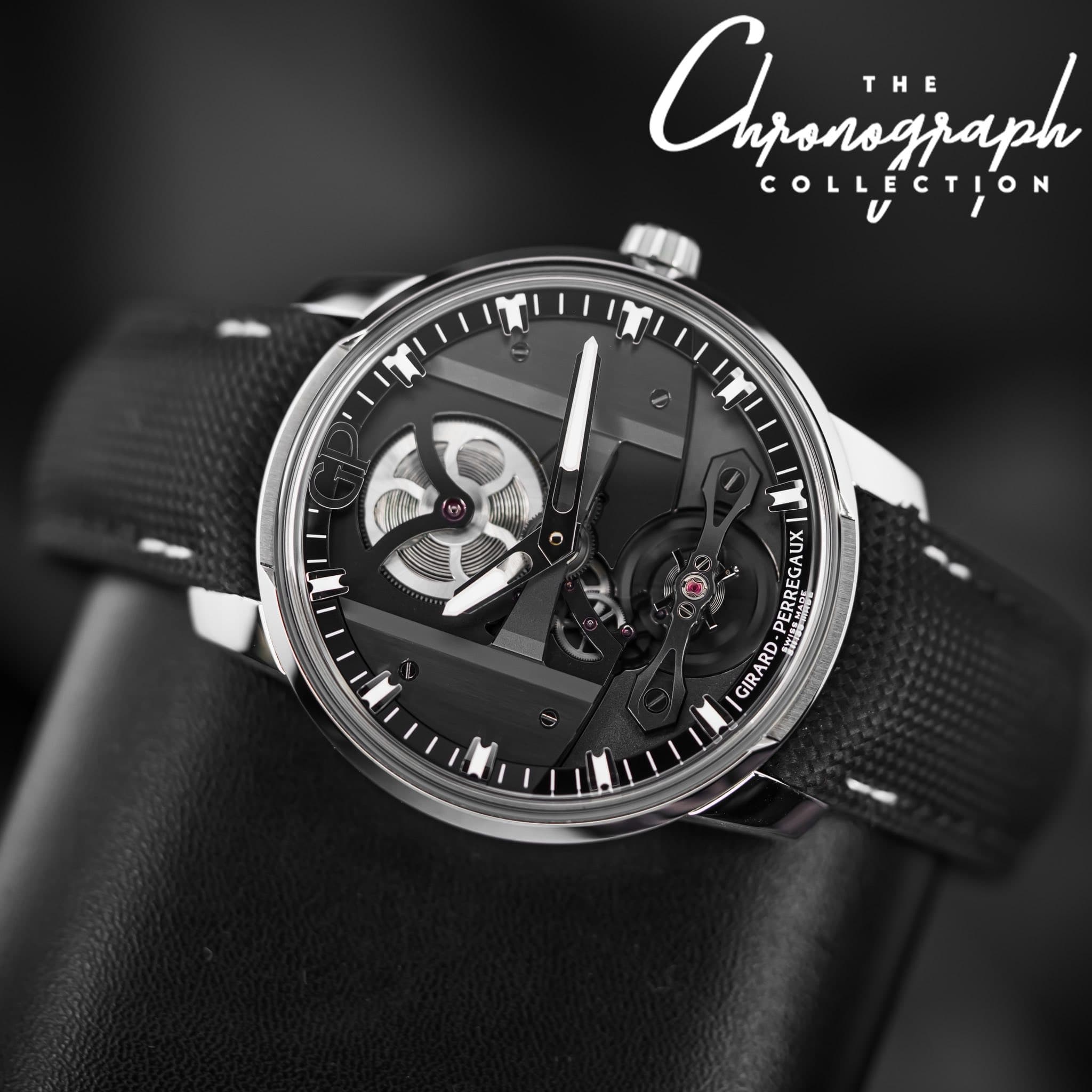 May be an image of wrist watch and text that says 'Alyjanijaph ΤΗ COLLECTION T ッ ل T PERREGAUX W GIRARD'