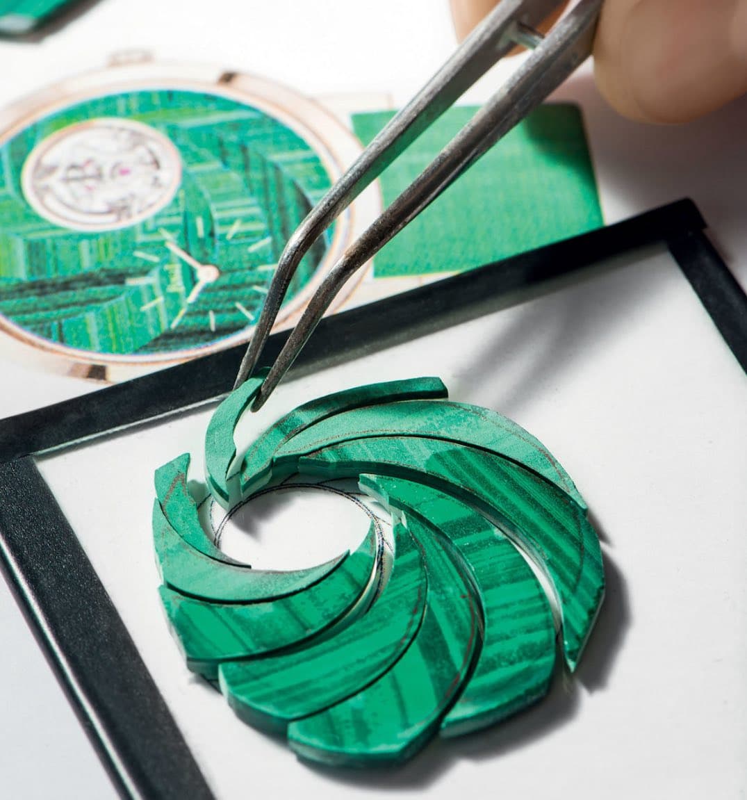 Piaget Hand-Cut Malachite Tourbillon