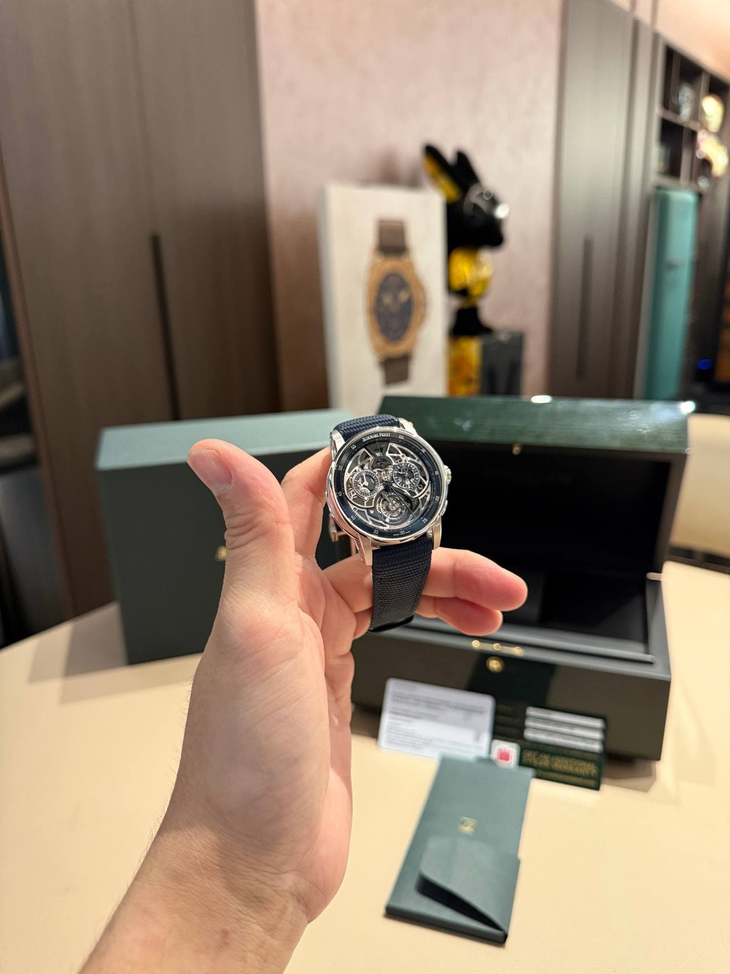 May be an image of wrist watch