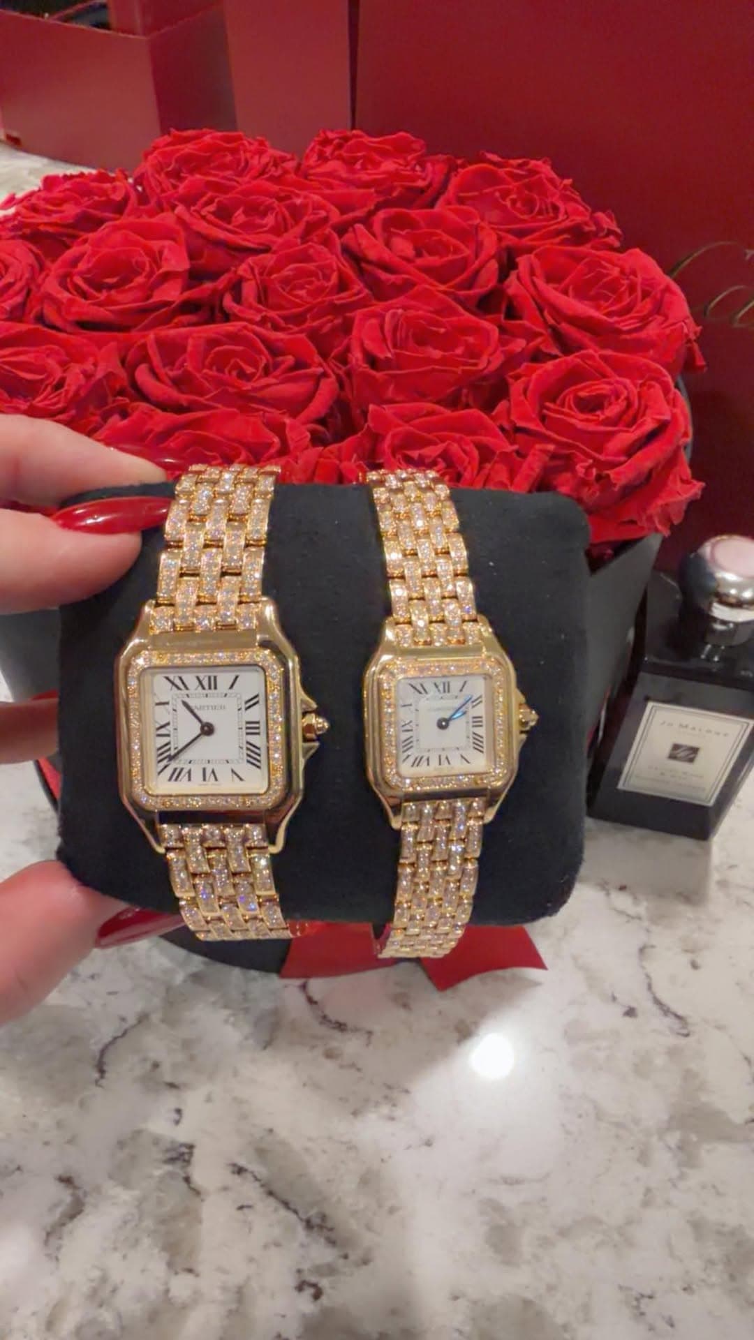 May be an image of wrist watch and text