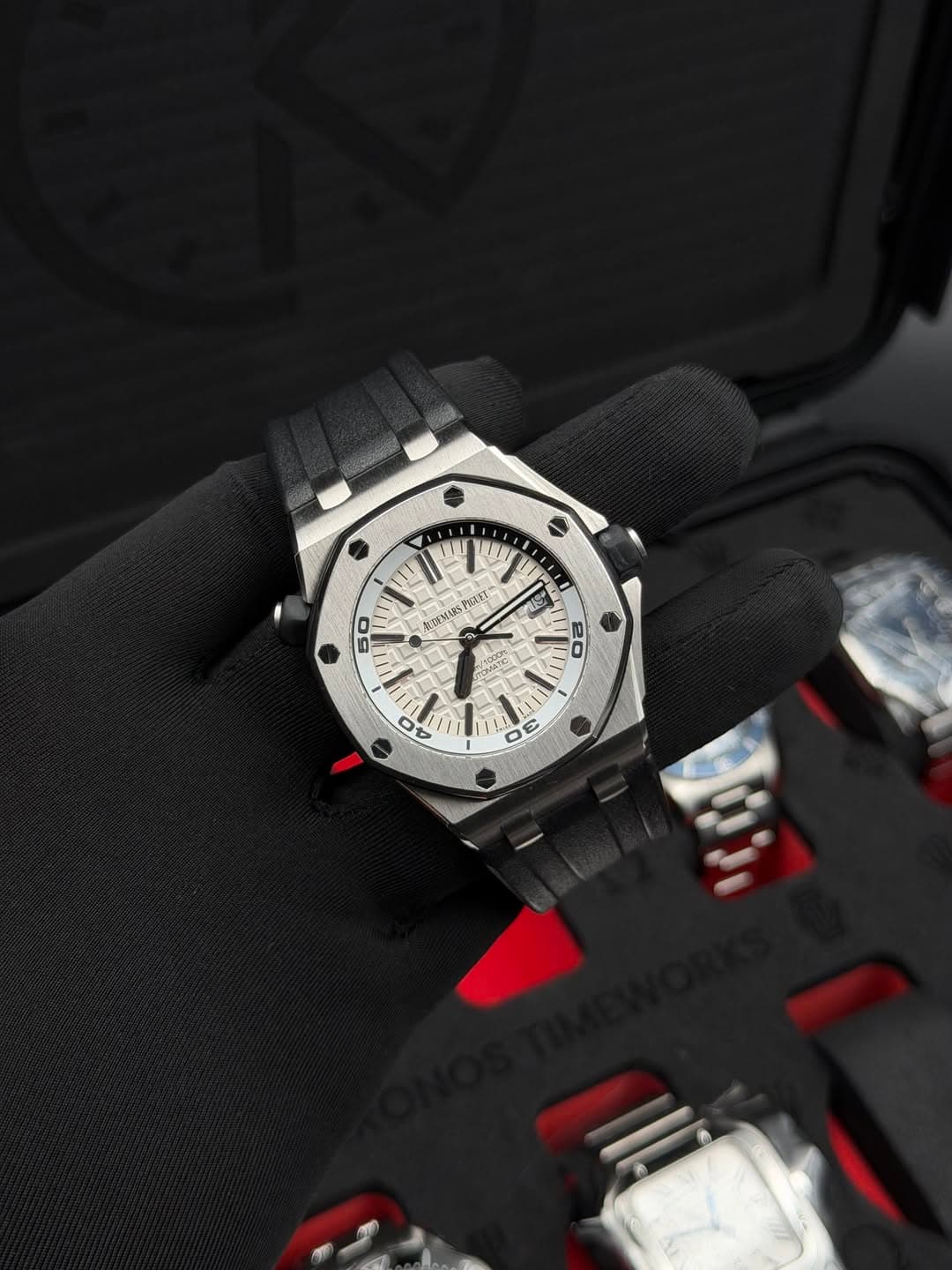 May be an image of wrist watch and text
