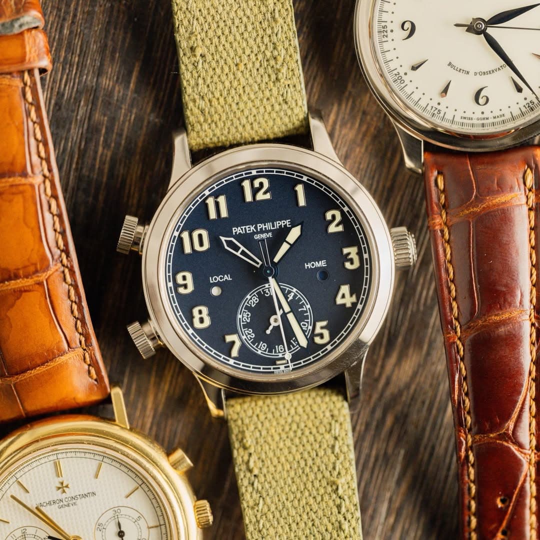 May be an image of leather, wrist watch and text