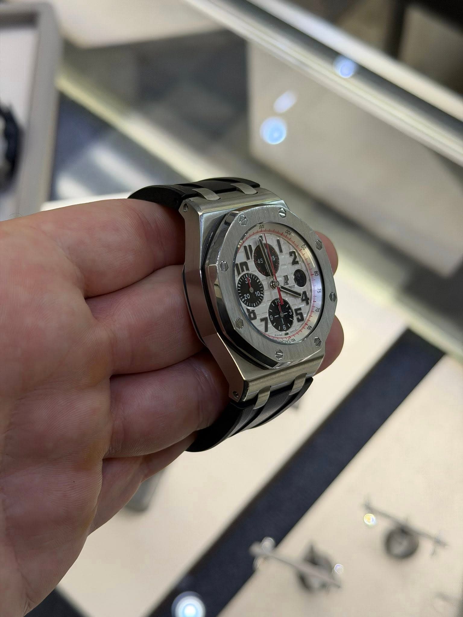 May be an image of wrist watch