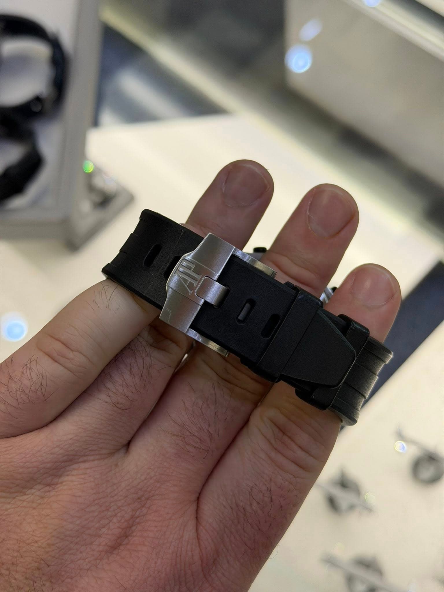 May be an image of ring and digital watch