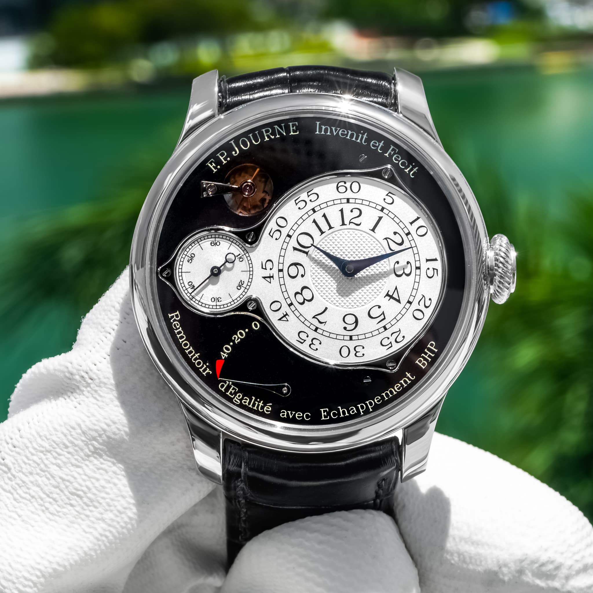 May be an image of wrist watch and text that says 'GO ននា 5 PJOURNE InvenitetFecit trecit Invenit 55 60 50 Q11 11 12 መን ቃድ OE 8 40 ما و ح Remontoir 4O 20. 35 م 5 ح 3& 22 BHP…