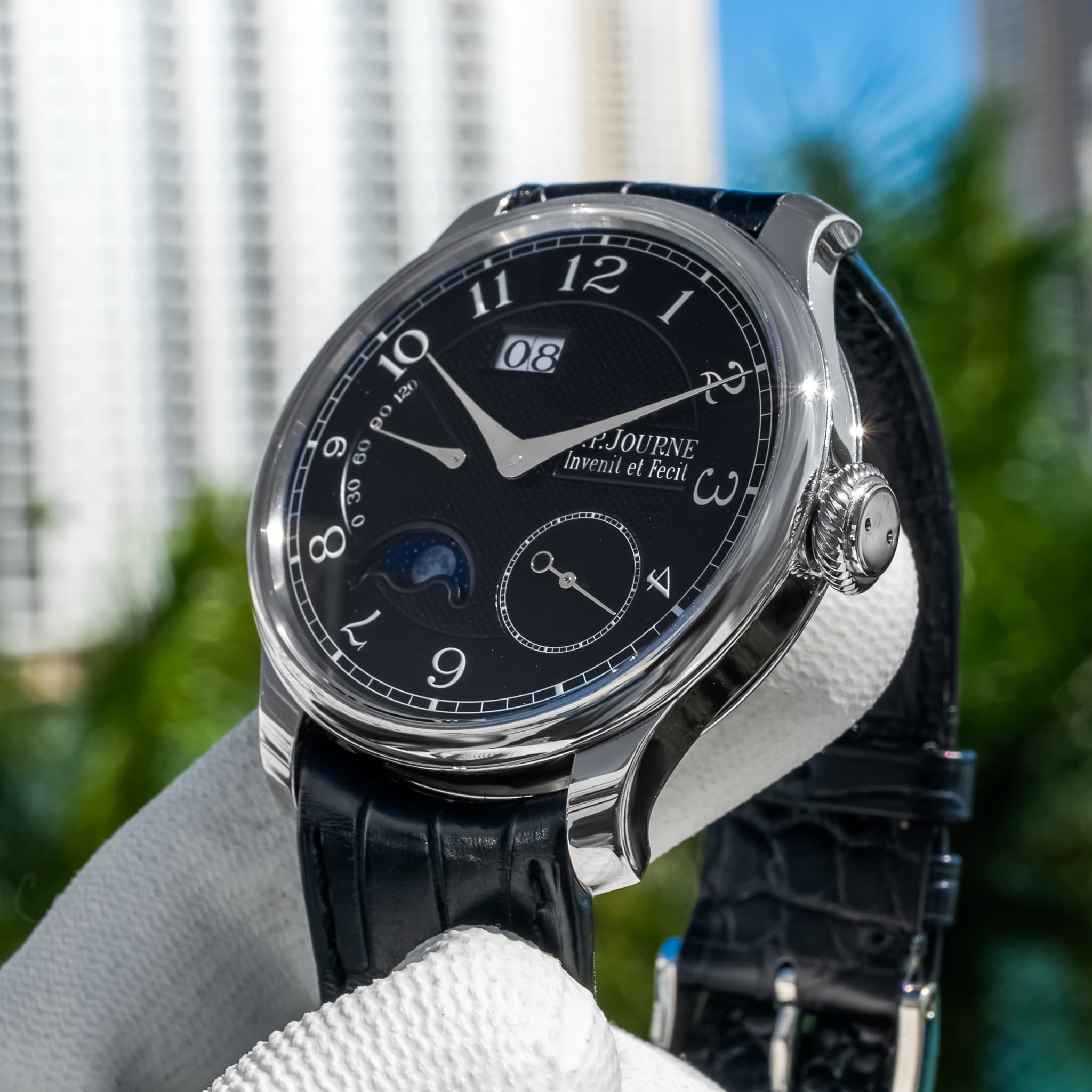 May be an image of wrist watch and text that says ' သ3 PJOURNE PNE P.JOU Invenil el Fecii ω 8 0 ٥ a م ط べ T'