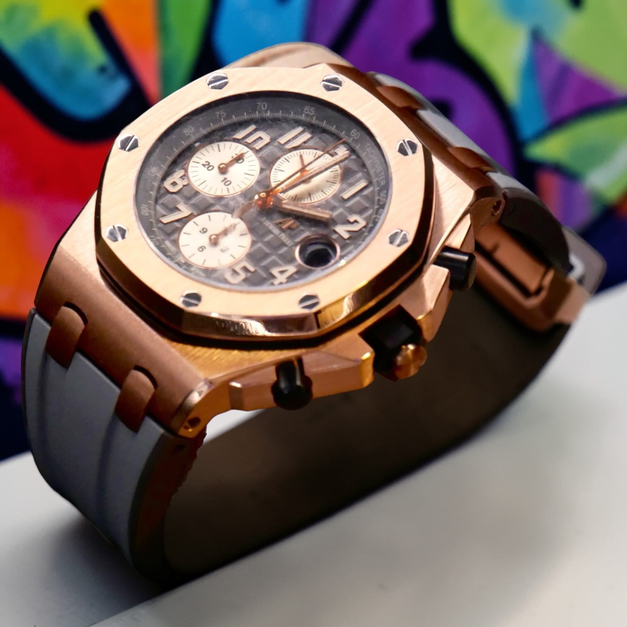 May be an image of wrist watch and text
