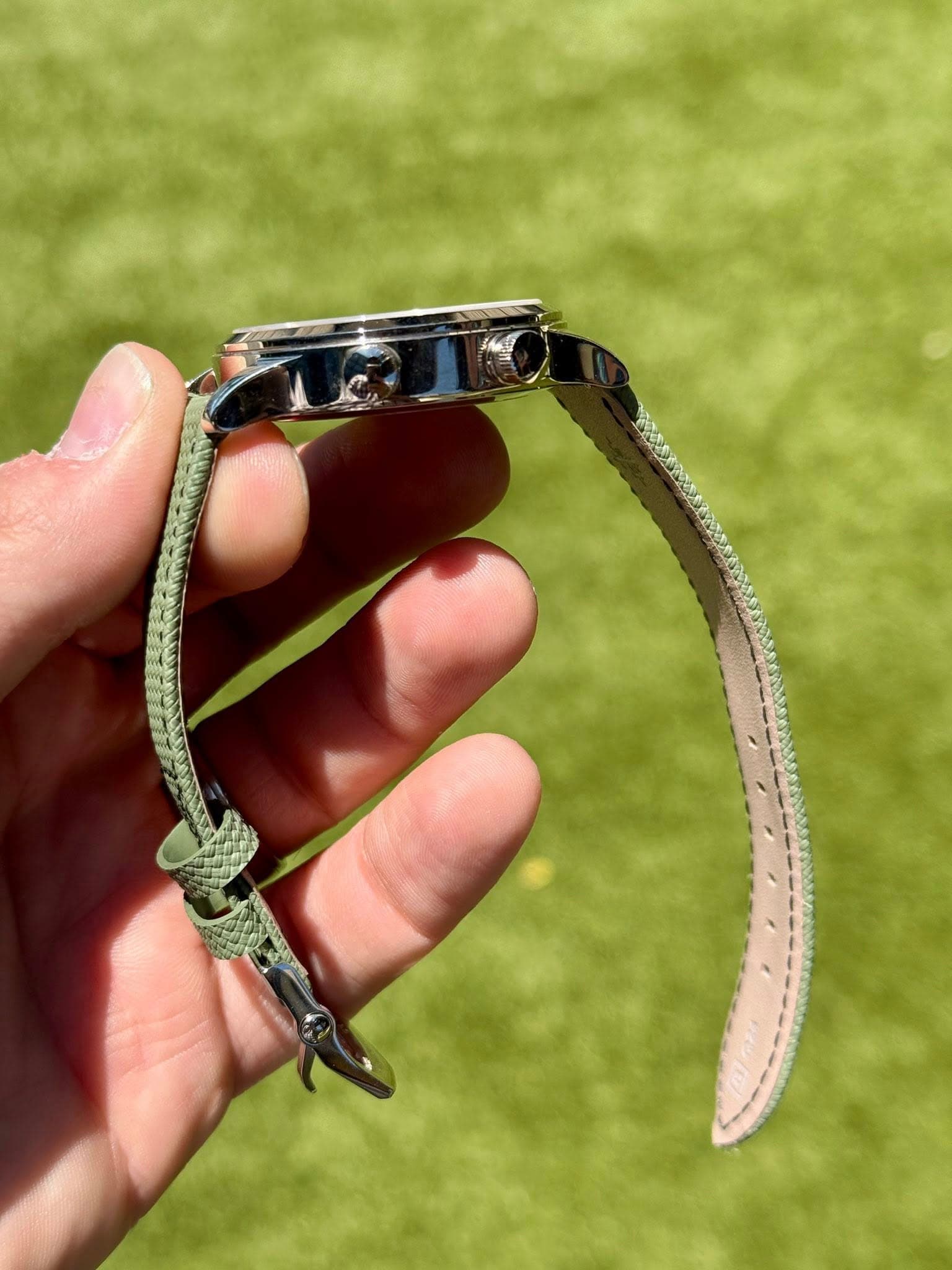 May be an image of wrist watch