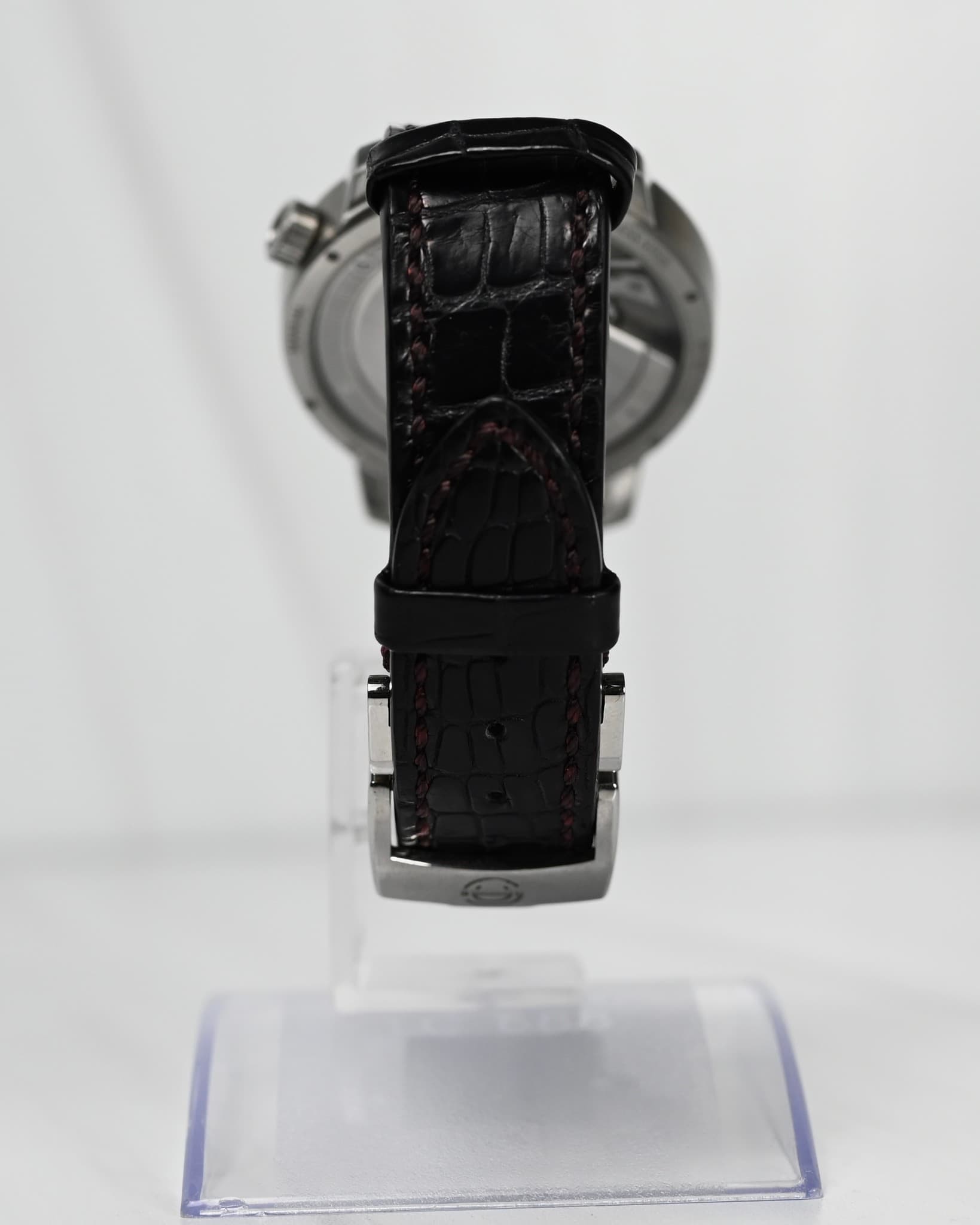 May be an image of wrist watch and leather