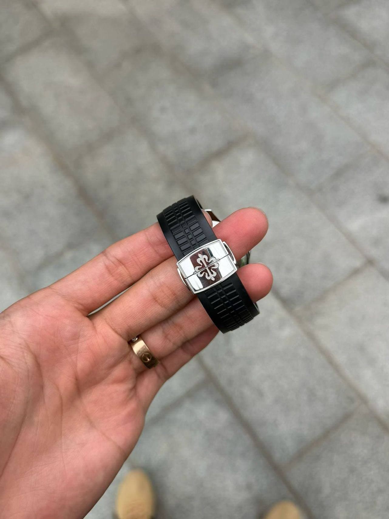 May be an image of digital watch and text