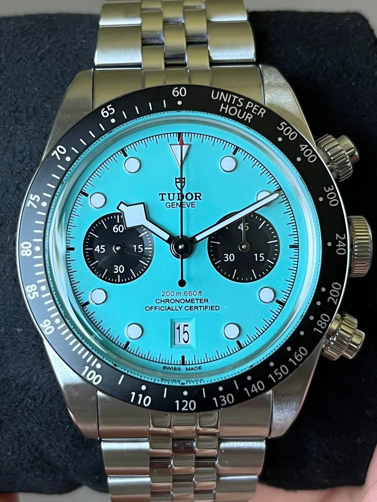 May be an image of wrist watch and text that says '60 65 70 UNITS HOUR UNITSPER PER ● 500 400 ሞ 75 TUDOR TUI OR GENEVE GEN EVE O I 60 80 45 (e 45 15 30 e 200m.660ft 660 200m…