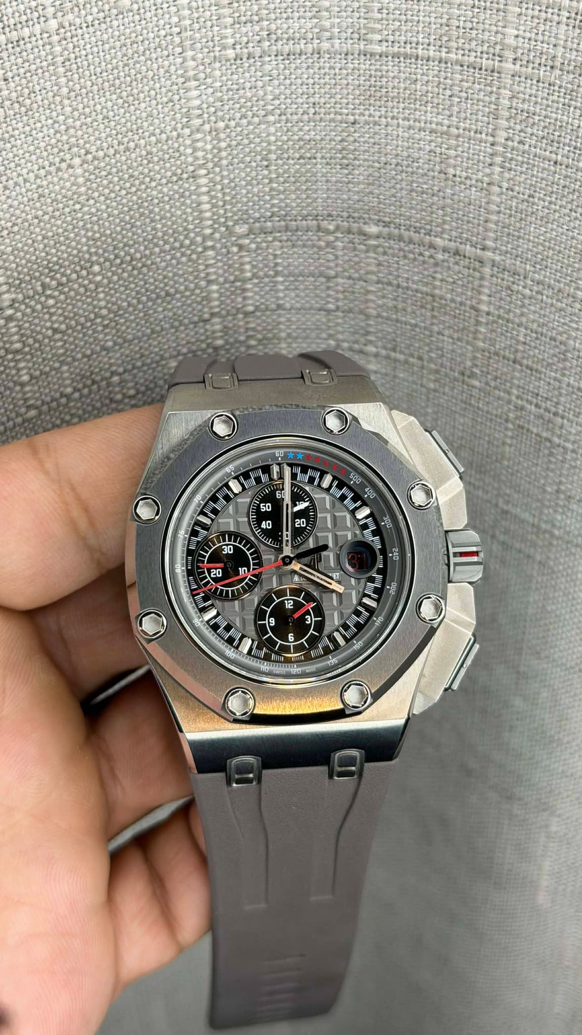 May be an image of digital watch and text