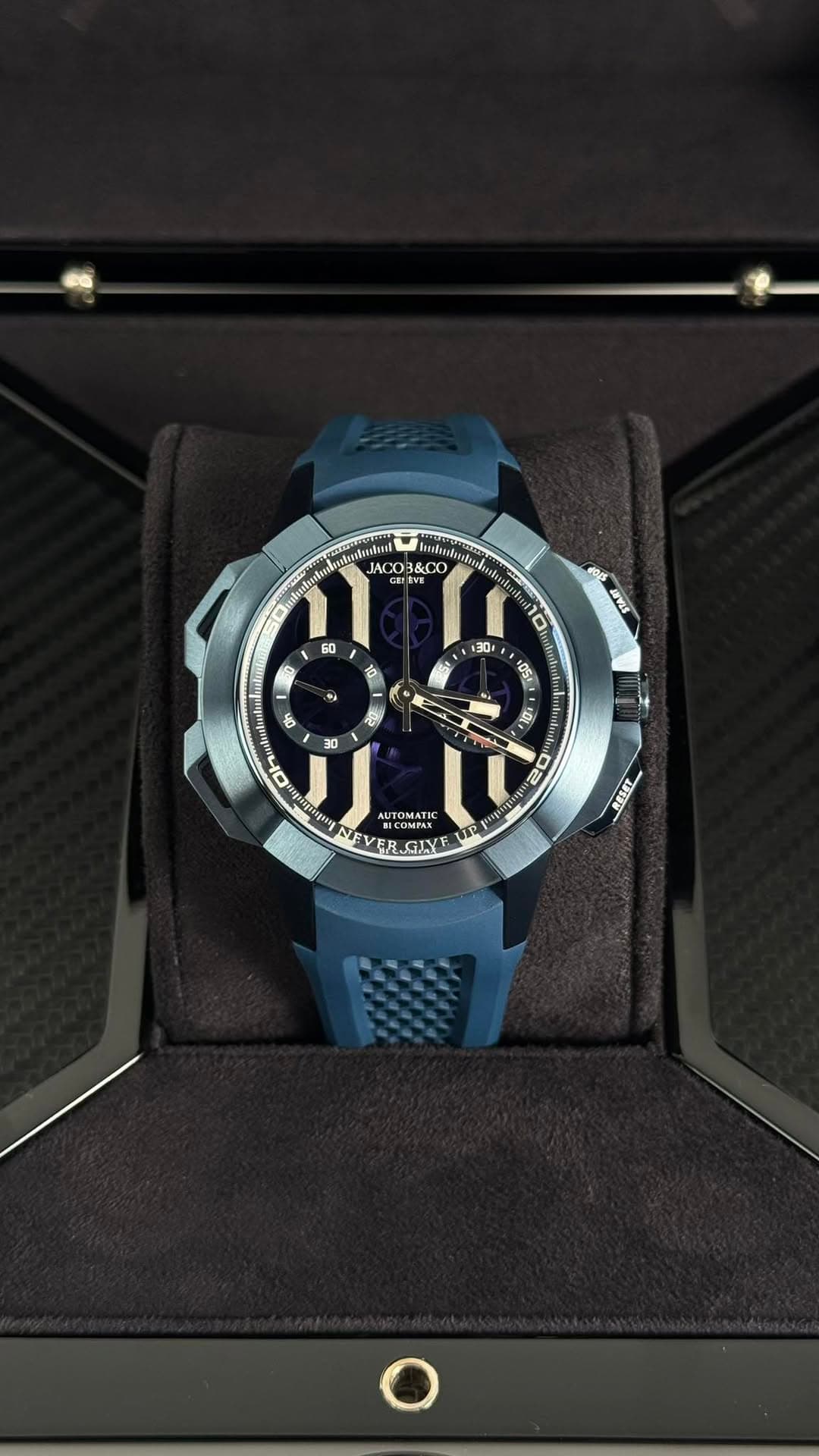 May be an image of wrist watch and text