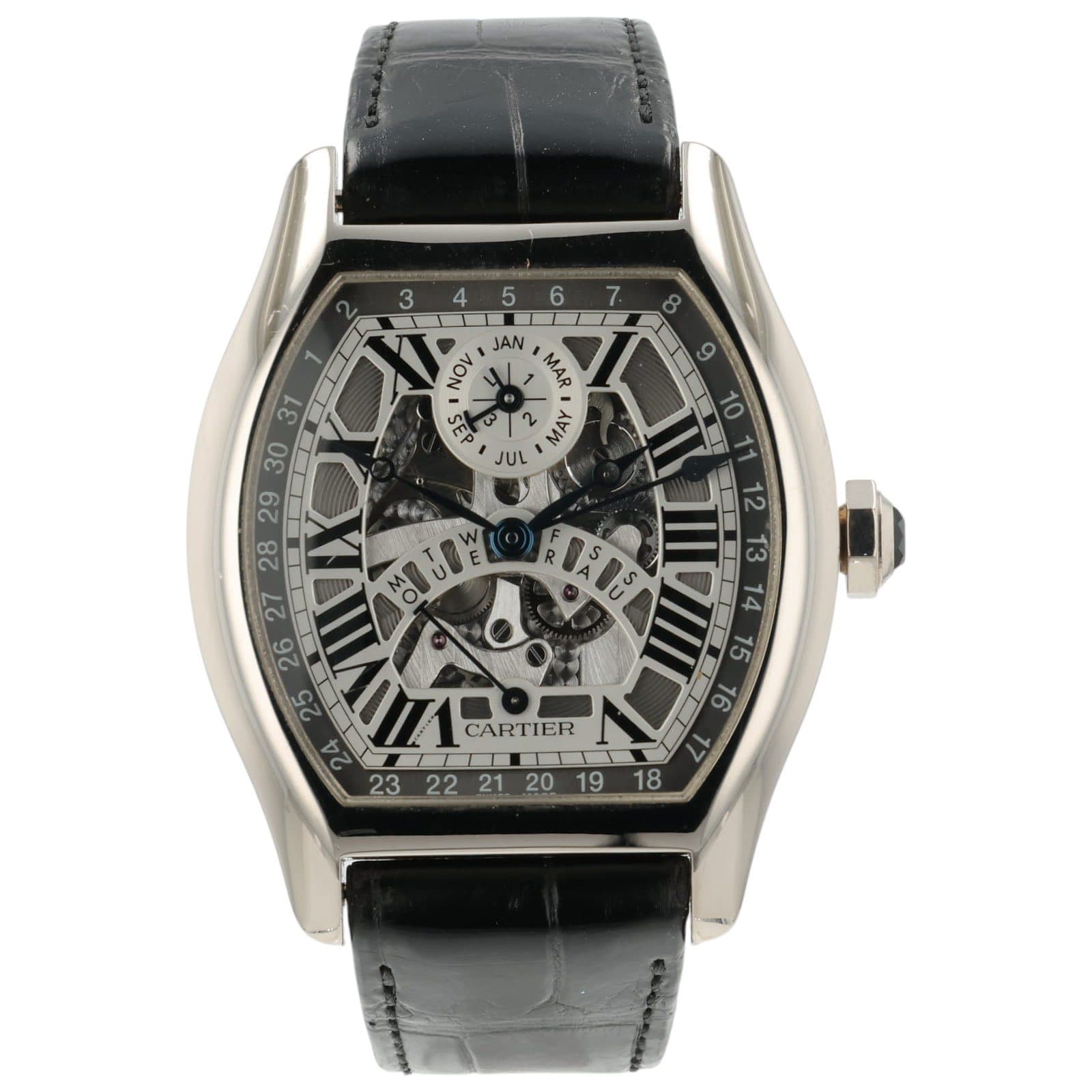 May be an image of wrist watch and text that says ' JAN Νον MAO MAR 2 ي MAT MAW JUL G R 12 EL ي CARTIER TE '