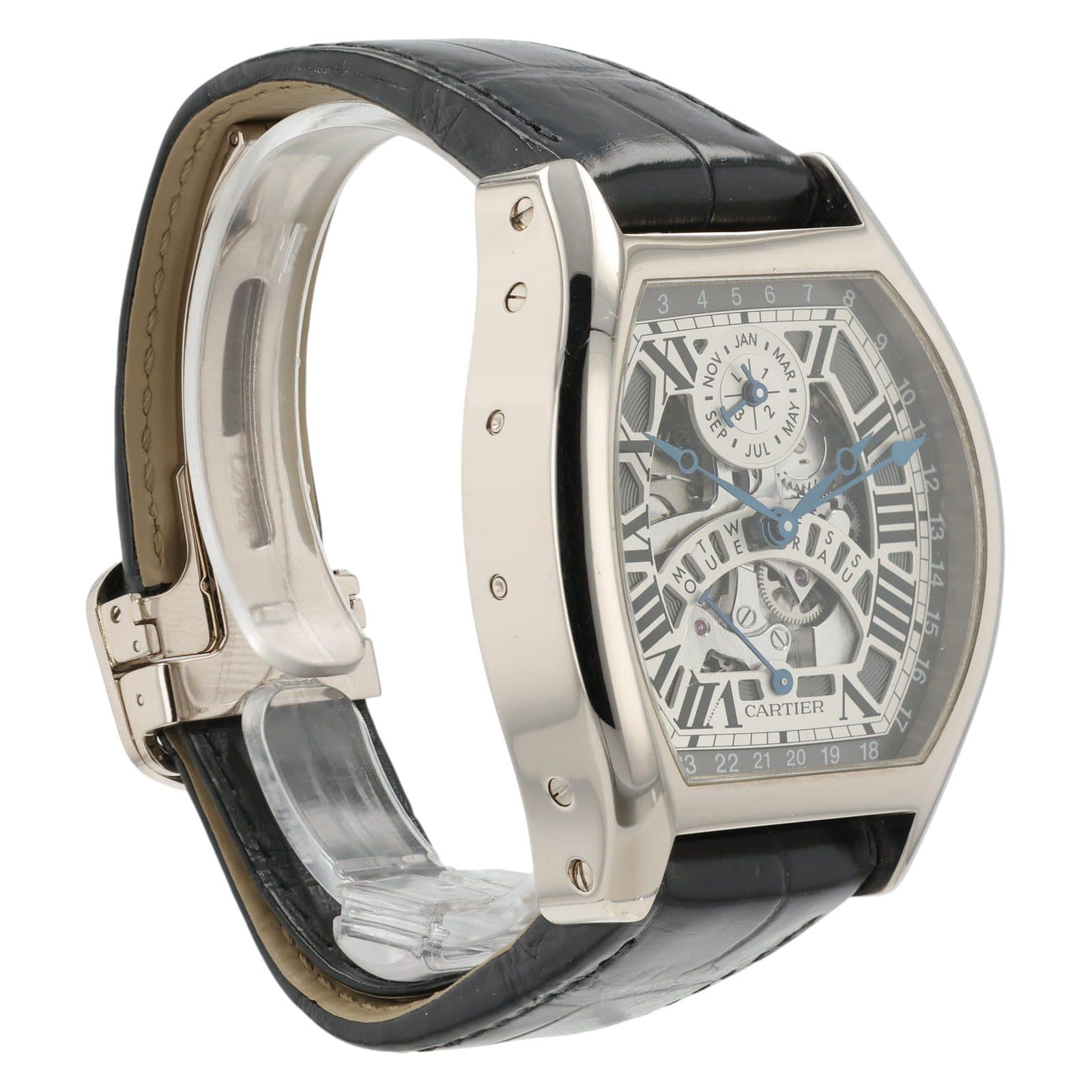 May be an image of digital watch and text that says '0 JAN ΝΟν ON MAR 6 ه 떡 イヤ JUL 10 AMY ተረ C CARTIER FITNL '