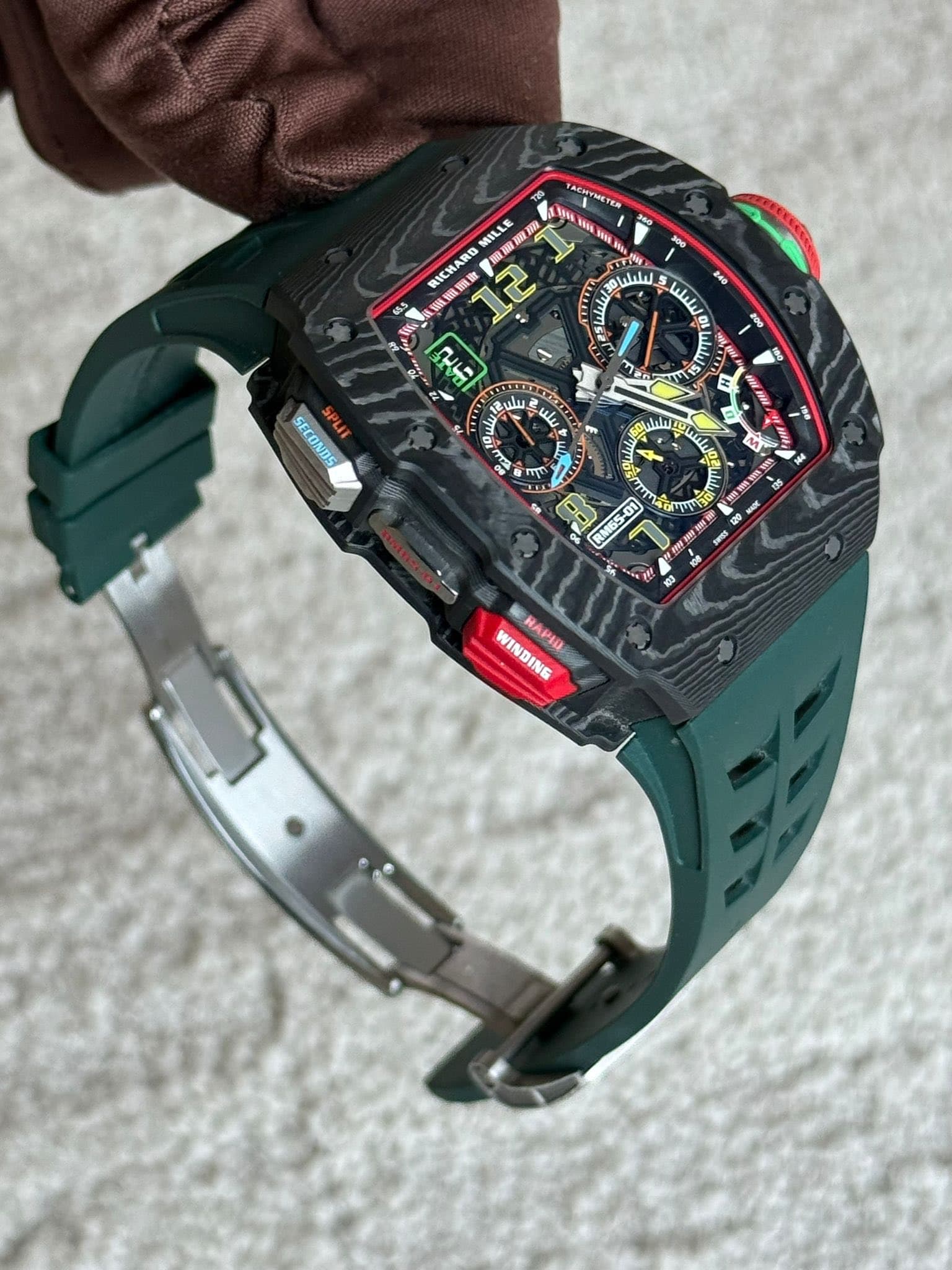 May be an image of digital watch and text