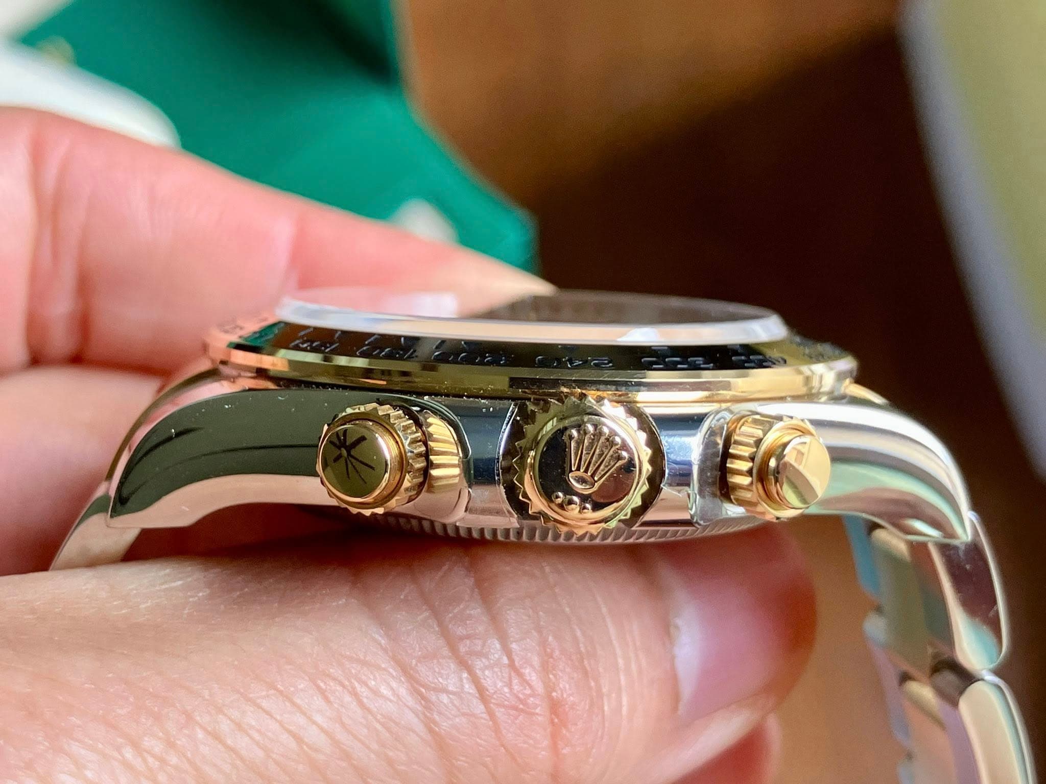 May be an image of wrist watch