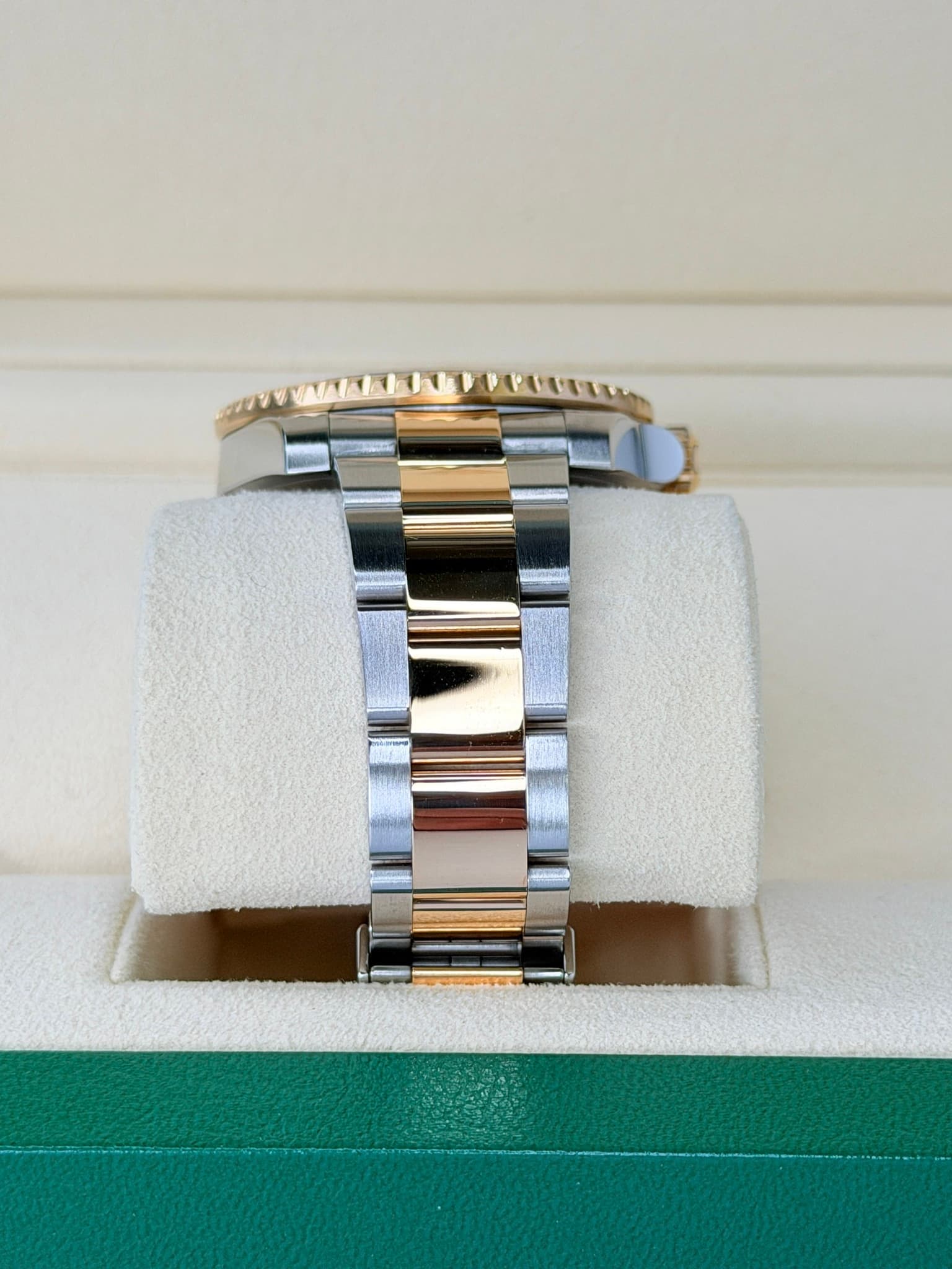 May be an image of wrist watch and jewelry