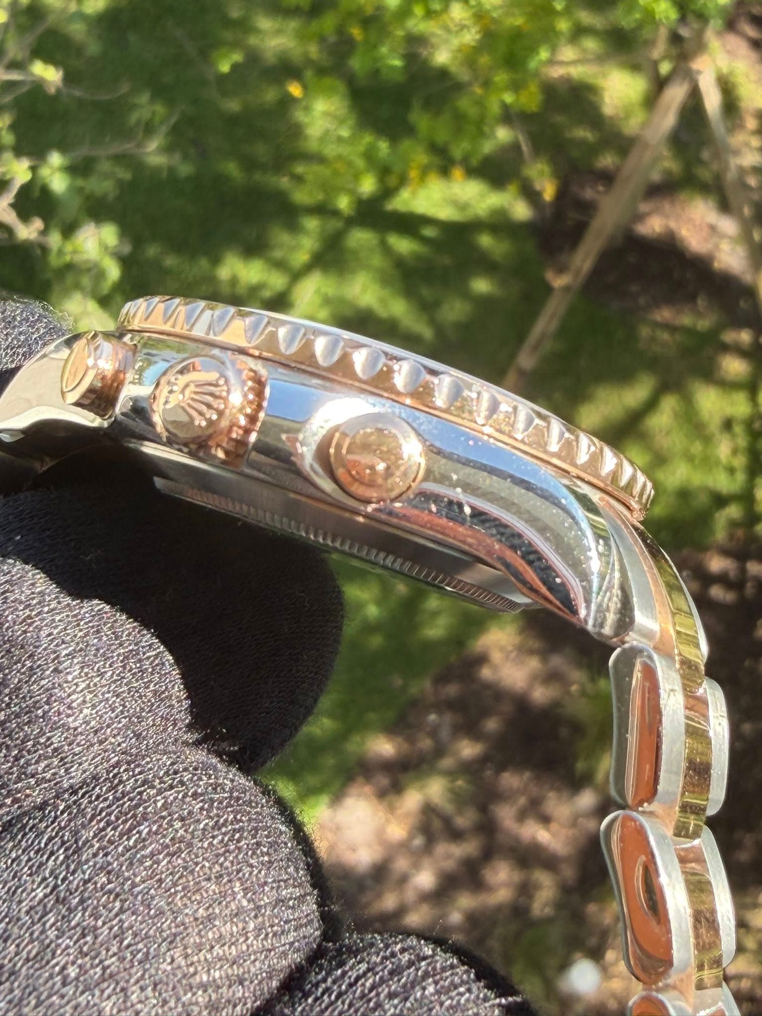 May be an image of wrist watch and jewelry