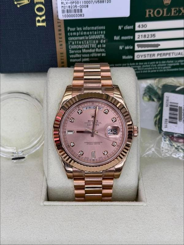 May be an image of wrist watch and text that says 'RLX-OPDD110007/V588120 RLX-OPDDI 10007/V588120 OY Pour Sinformations omolémentaires wwwerant.aGARANTIE, N client 430 Réf.…