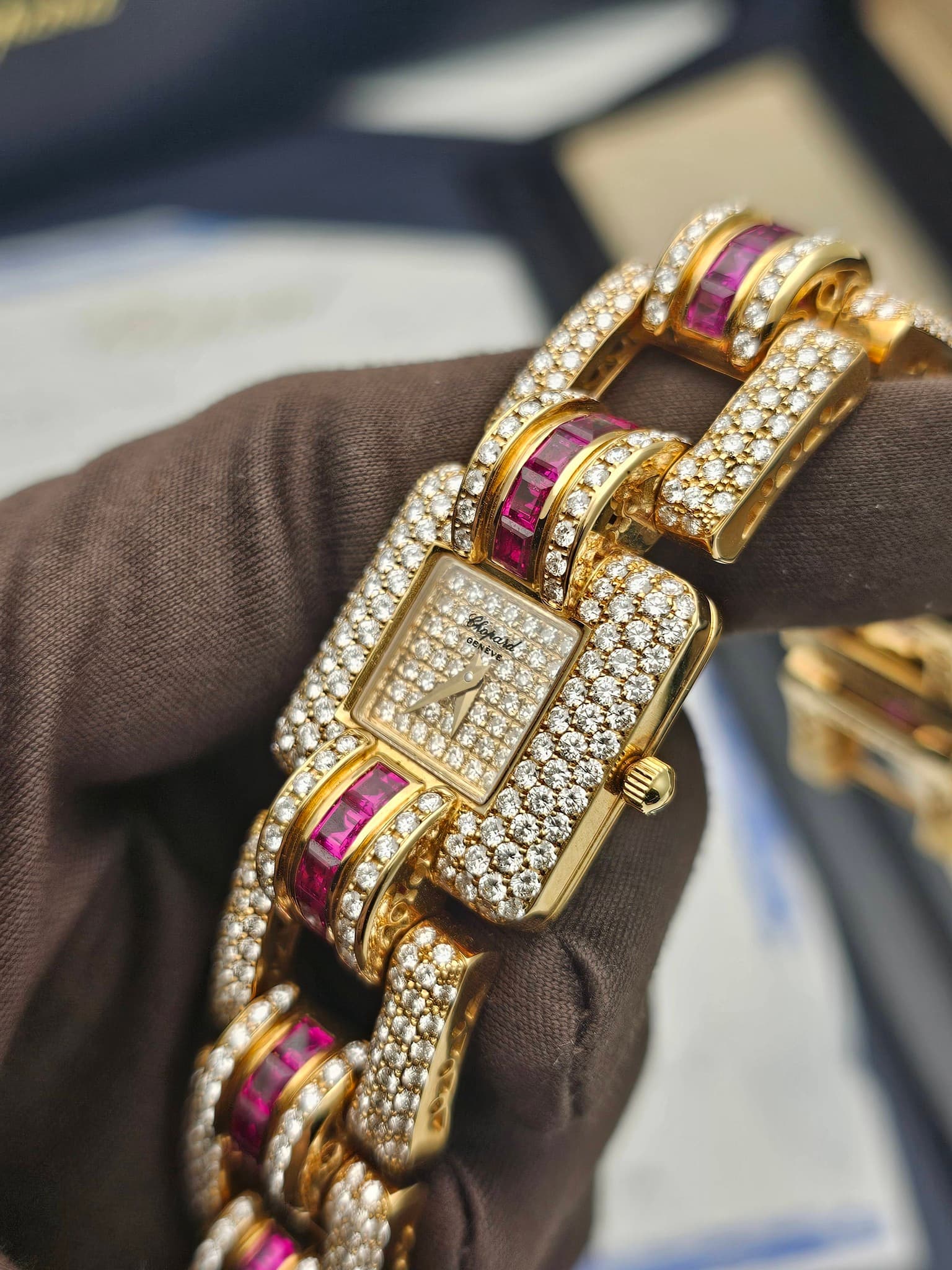 May be an image of wrist watch and jewelry