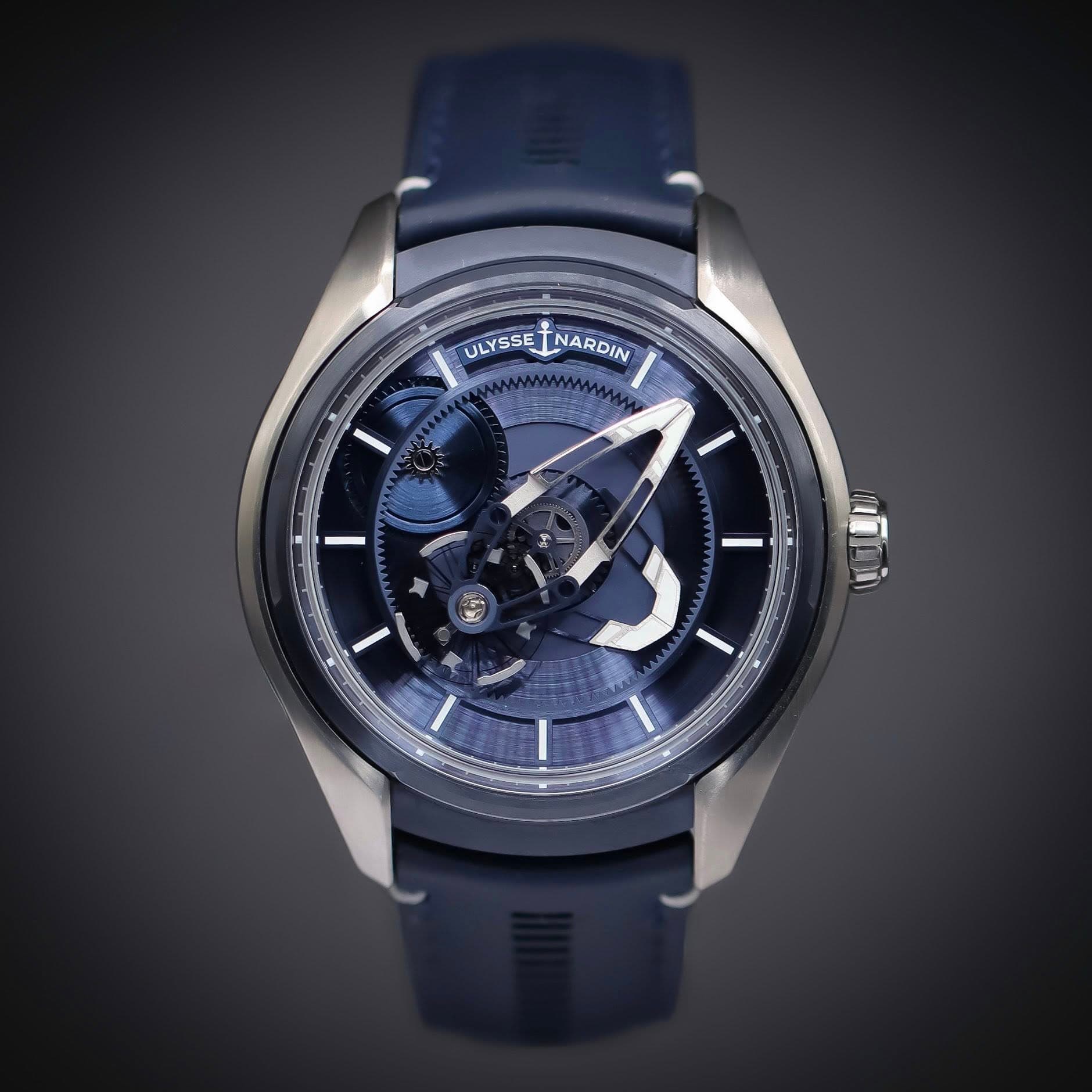 May be an image of wrist watch and text that says 'ULYSSELNARDIN NARDIN ULYSSE I'