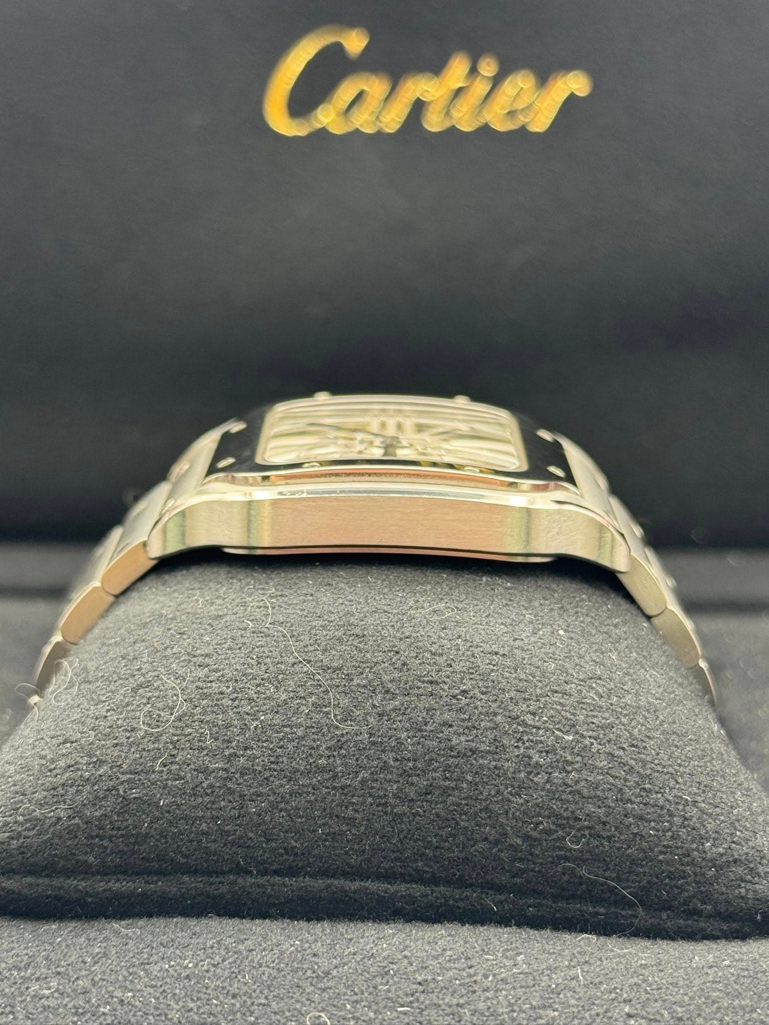 Cartier Santos Large Skeleton Hand Wind Men's Watch WHSA0015, photo 6