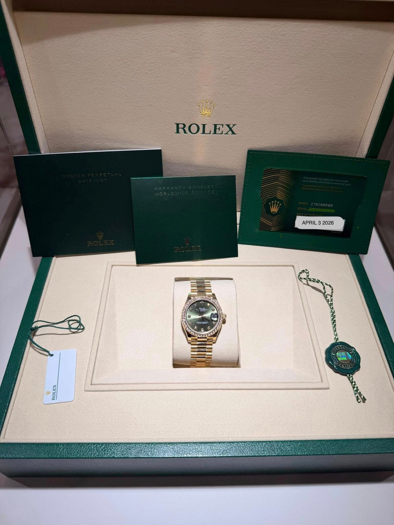 May be an image of wrist watch and text that says 'ROLEX APRIL 2026 ٢ መ ROLEX あN'