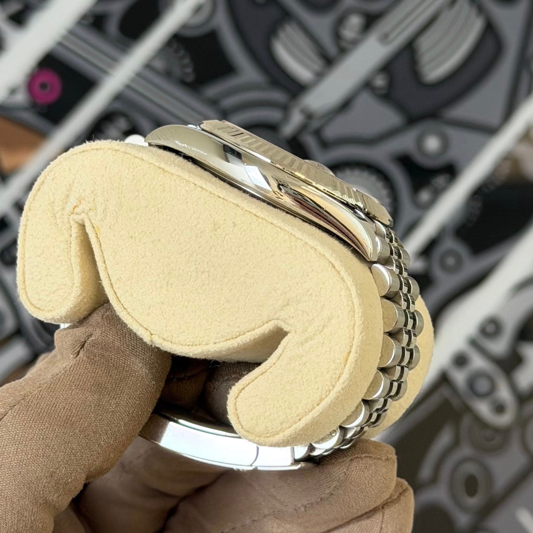 May be an image of wrist watch