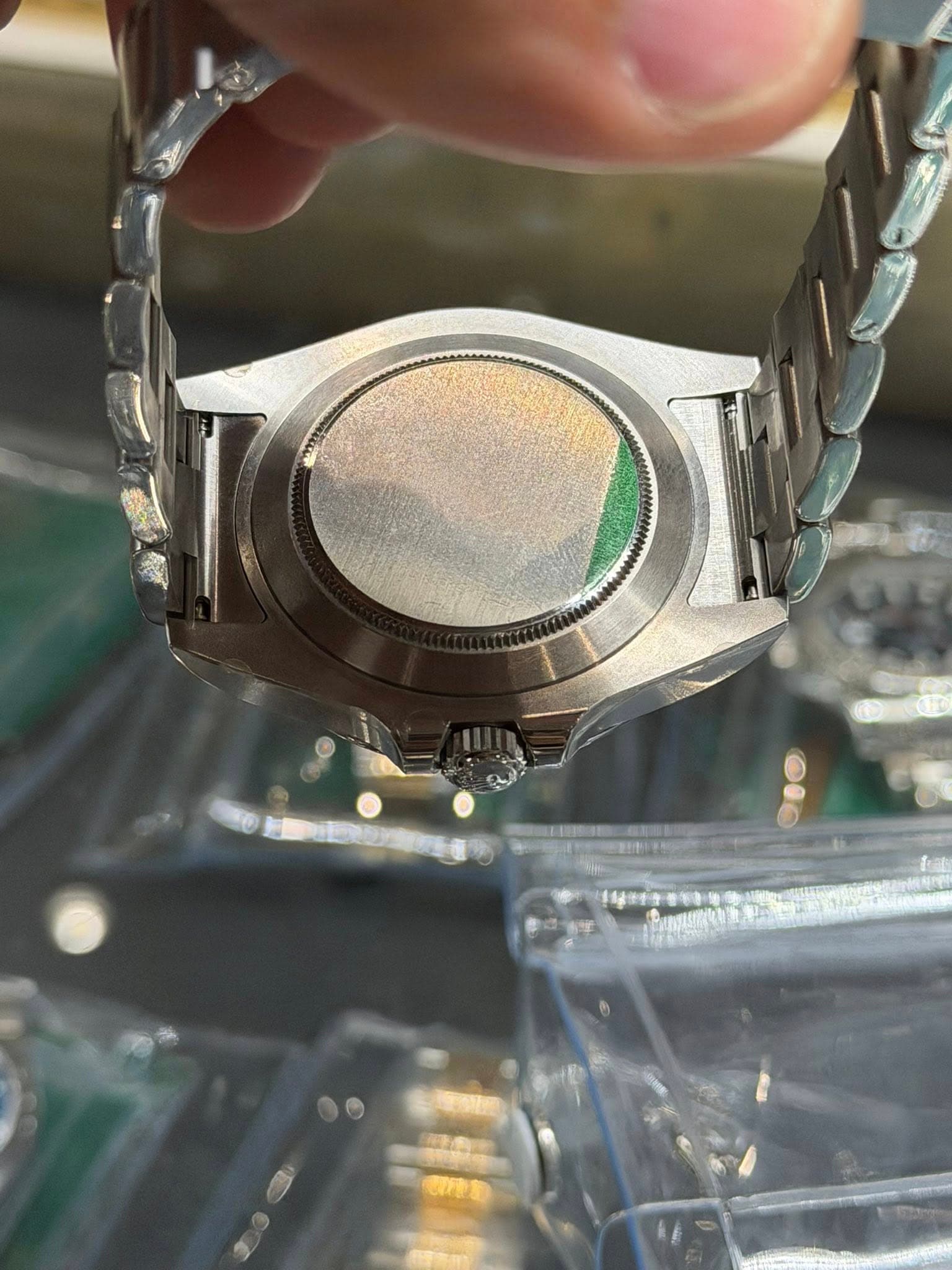 May be an image of wrist watch