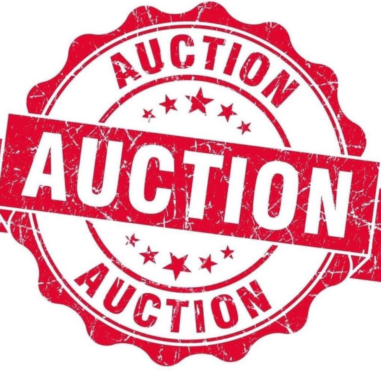 May be an image of text that says 'AUCTION AUCTION AUC AUCTION'
