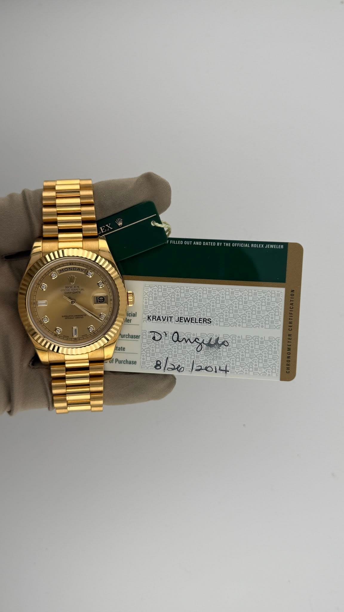 May be an image of wrist watch and text that says 'urchaser tate KRAVIT JEWE JEWELERS KRAVITJEWELERS ERS จ anguto 8/26 12014 Parchase'