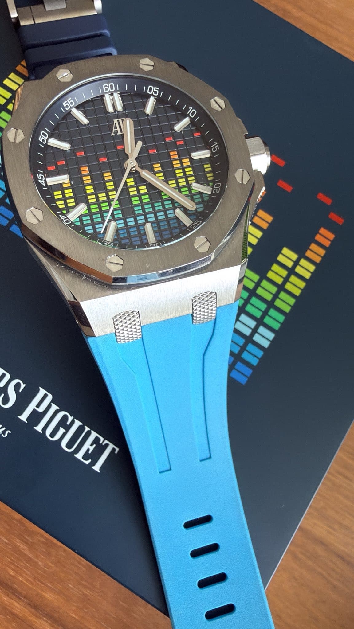 May be an image of digital watch and text
