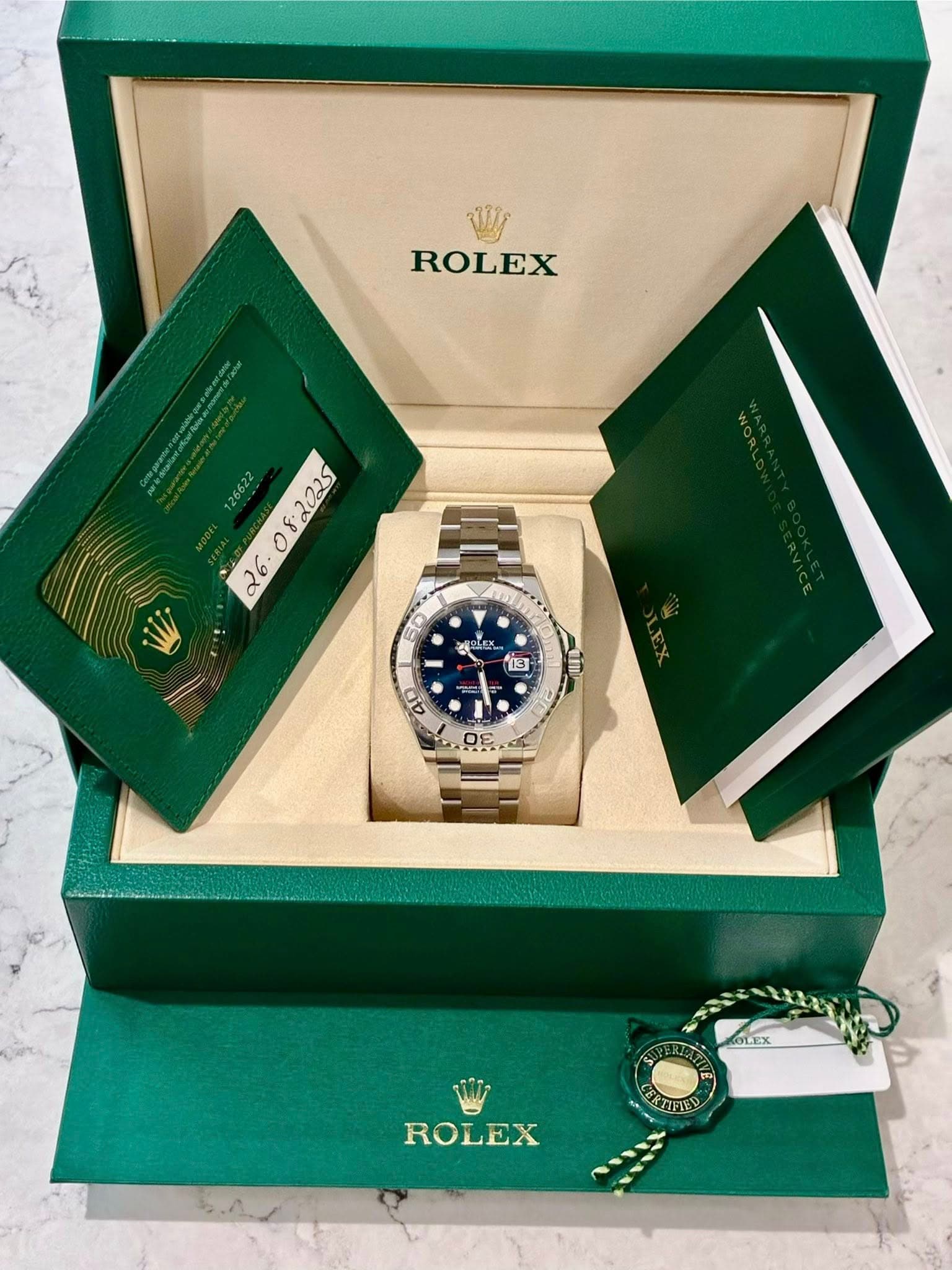 May be an image of wrist watch and text that says 'ROLEX 08.2025 ۹ه 50 ಬ್ಬ 13 40 DE. ม KOLEX ROLEX'