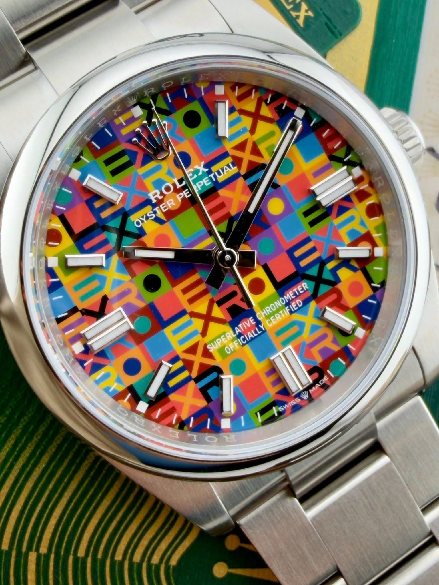 May be an image of digital watch and text that says 'EX OYSTER OYST OYSTER ROL PET PETUAL UAL PE ሽን K ज MA HRONOMETER FIED Γxи שס ATIVE ERTIFIED SUPER OF ICIALLY MADE SWISS…