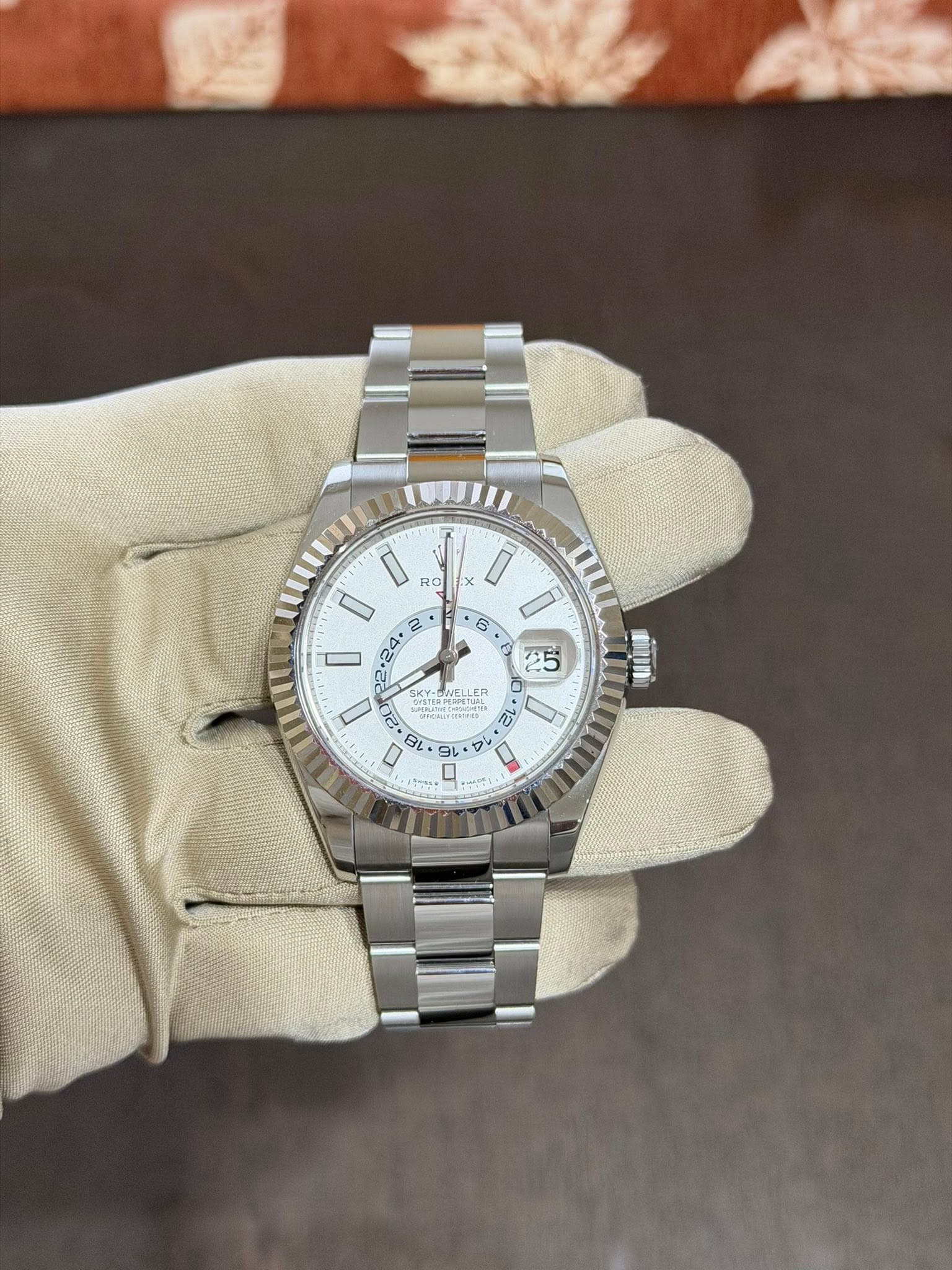 May be an image of wrist watch and text