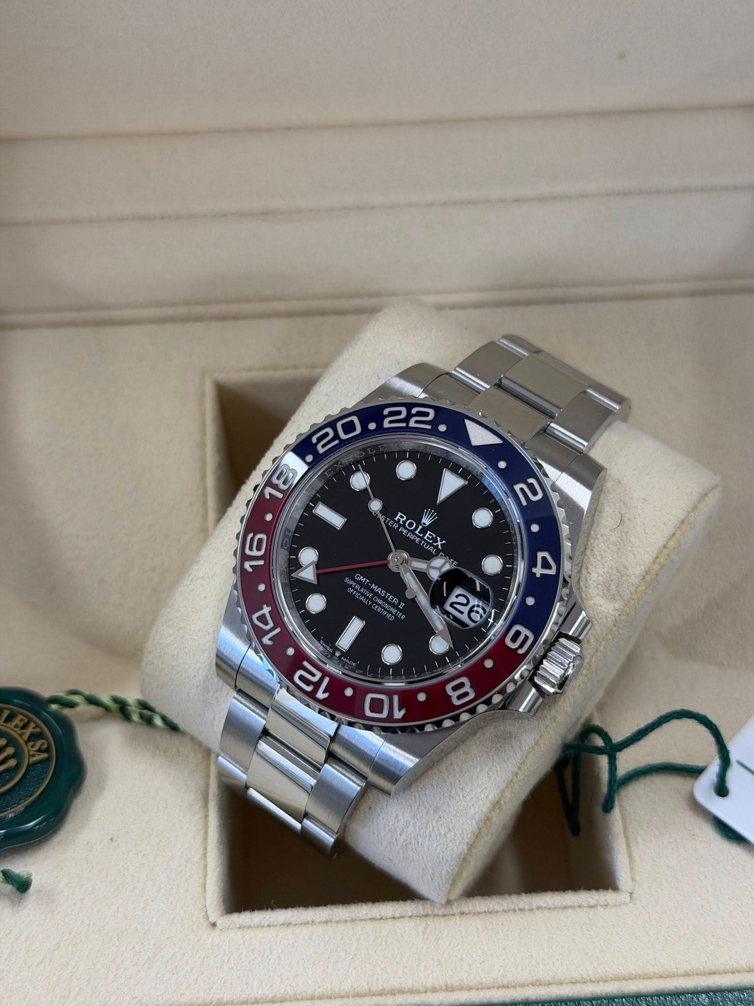 May be an image of wrist watch and text that says ' ROL ROLEX - '