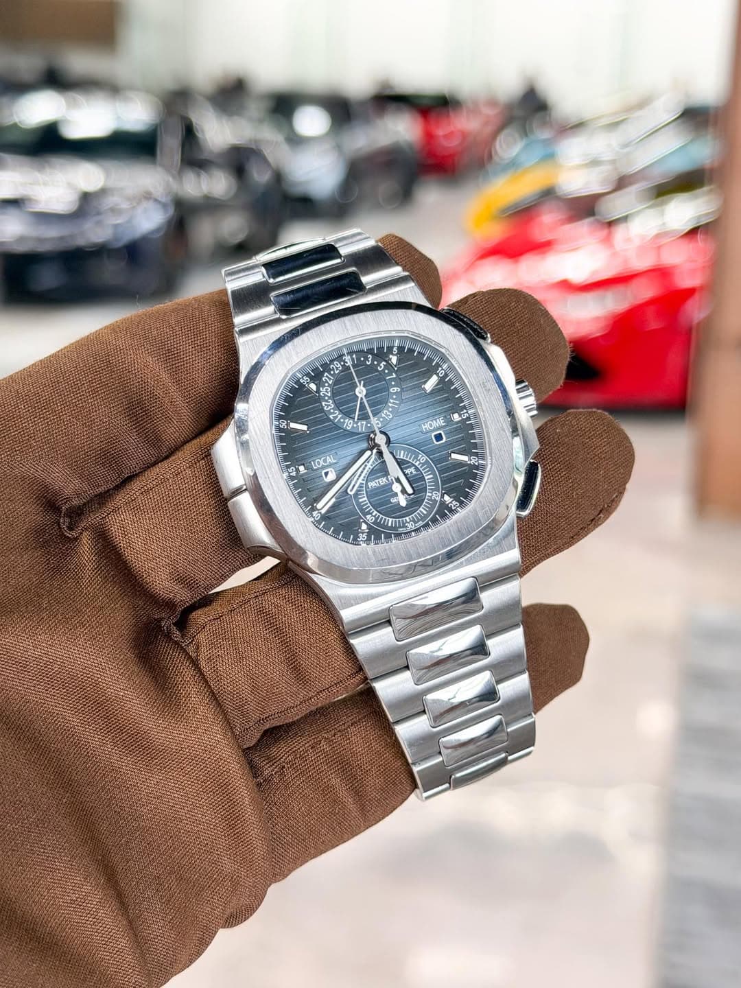 May be an image of wrist watch and text