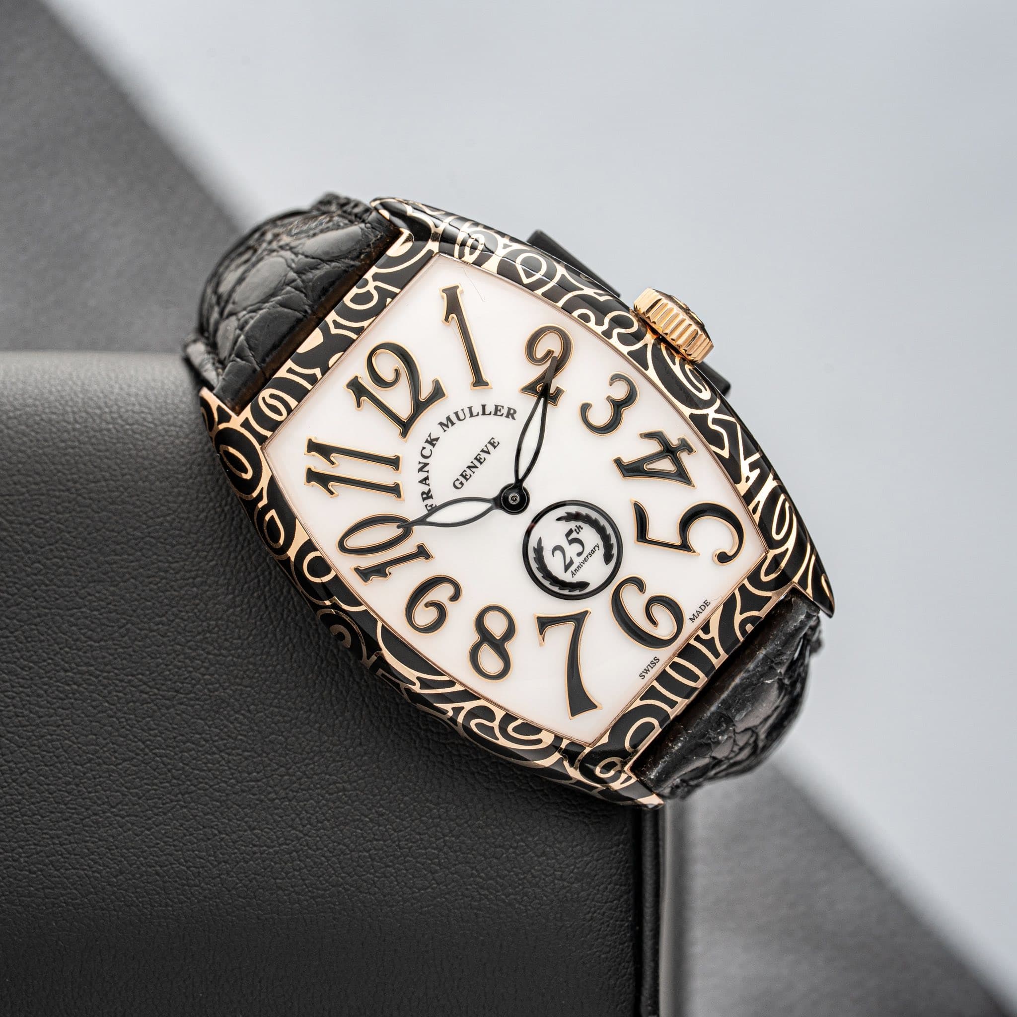 May be an image of wrist watch and text that says 'TOIXO 11121 K GENEVE 12 1 MULLER OYRIS 3 0687 4G87 T0Y SWISs 11 RANCK 10'