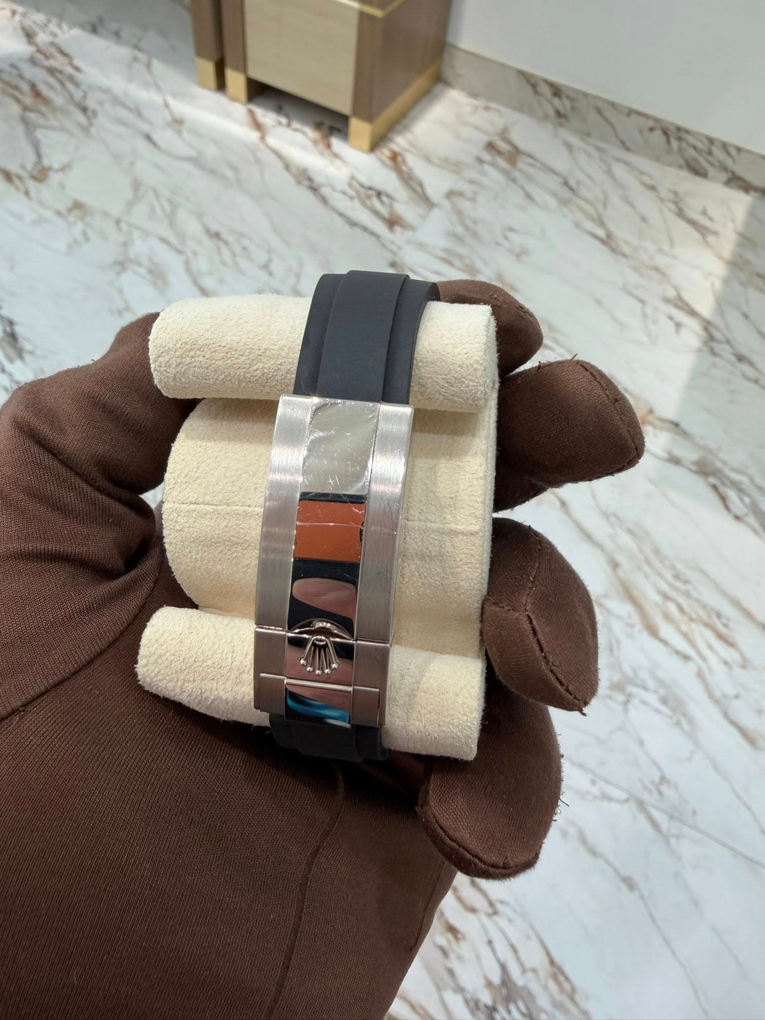 May be an image of wrist watch